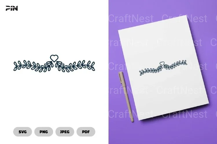 Floral Divider Cards SVG Bundle