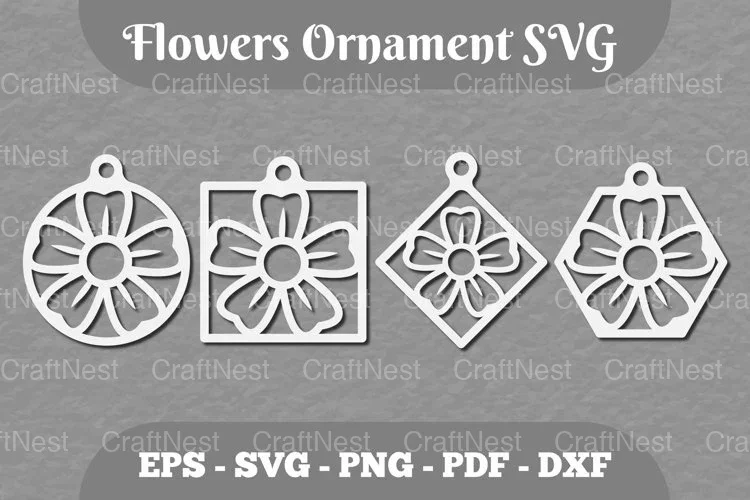 Floral Ornament SVG Bundle