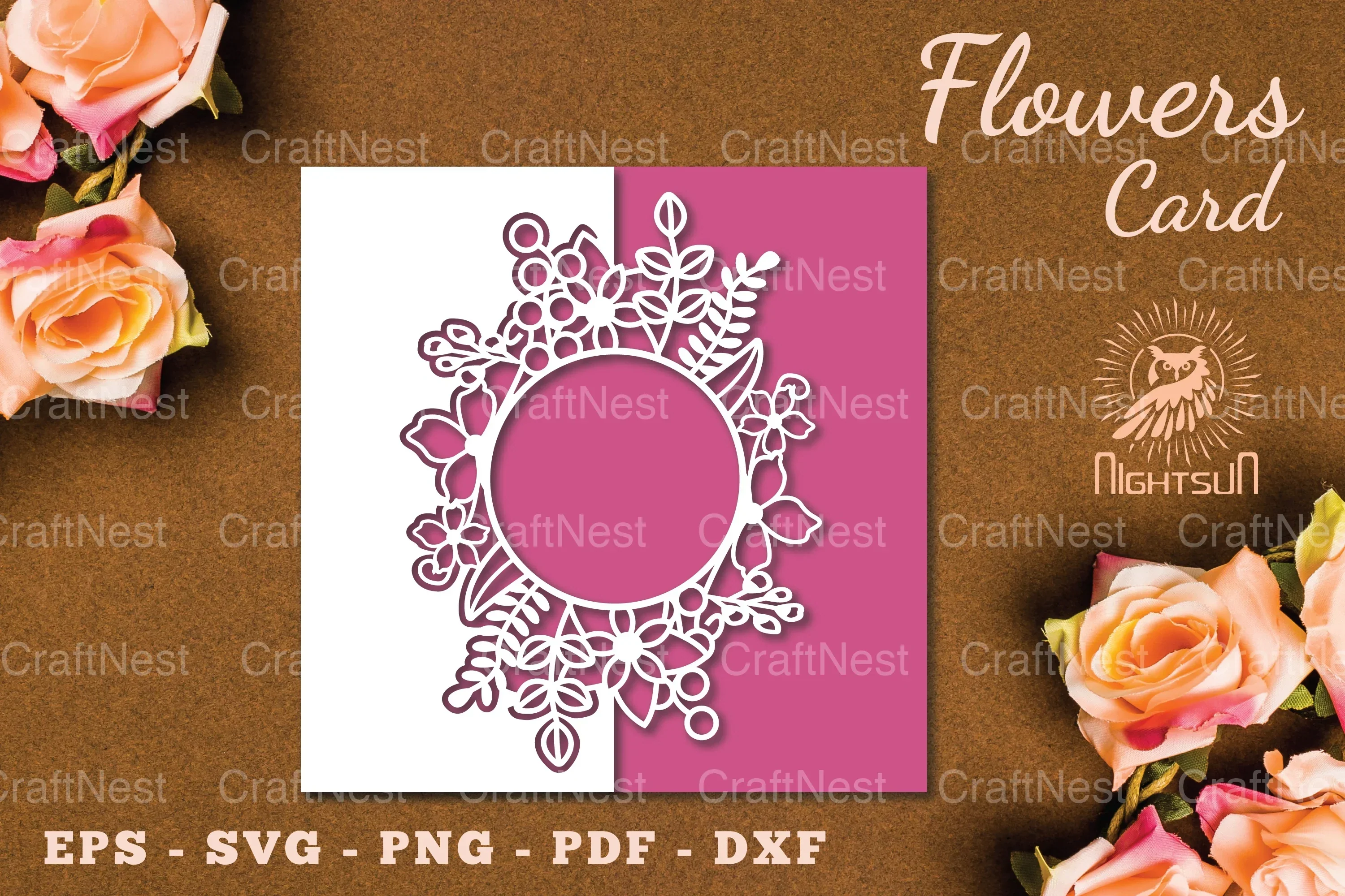 Floral Papercut Card SVG Bundle