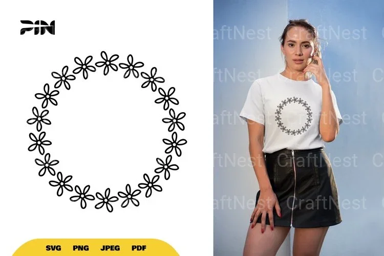 Floral Wreath SVG Bundle