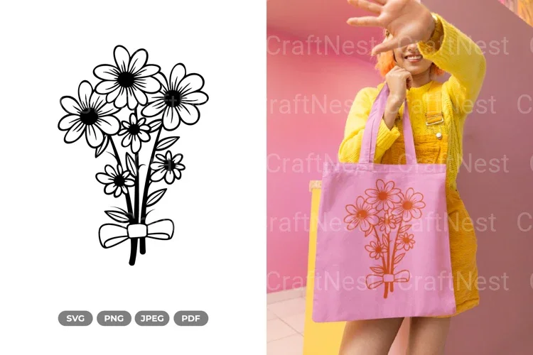 Flower Bouquet SVG Bundle