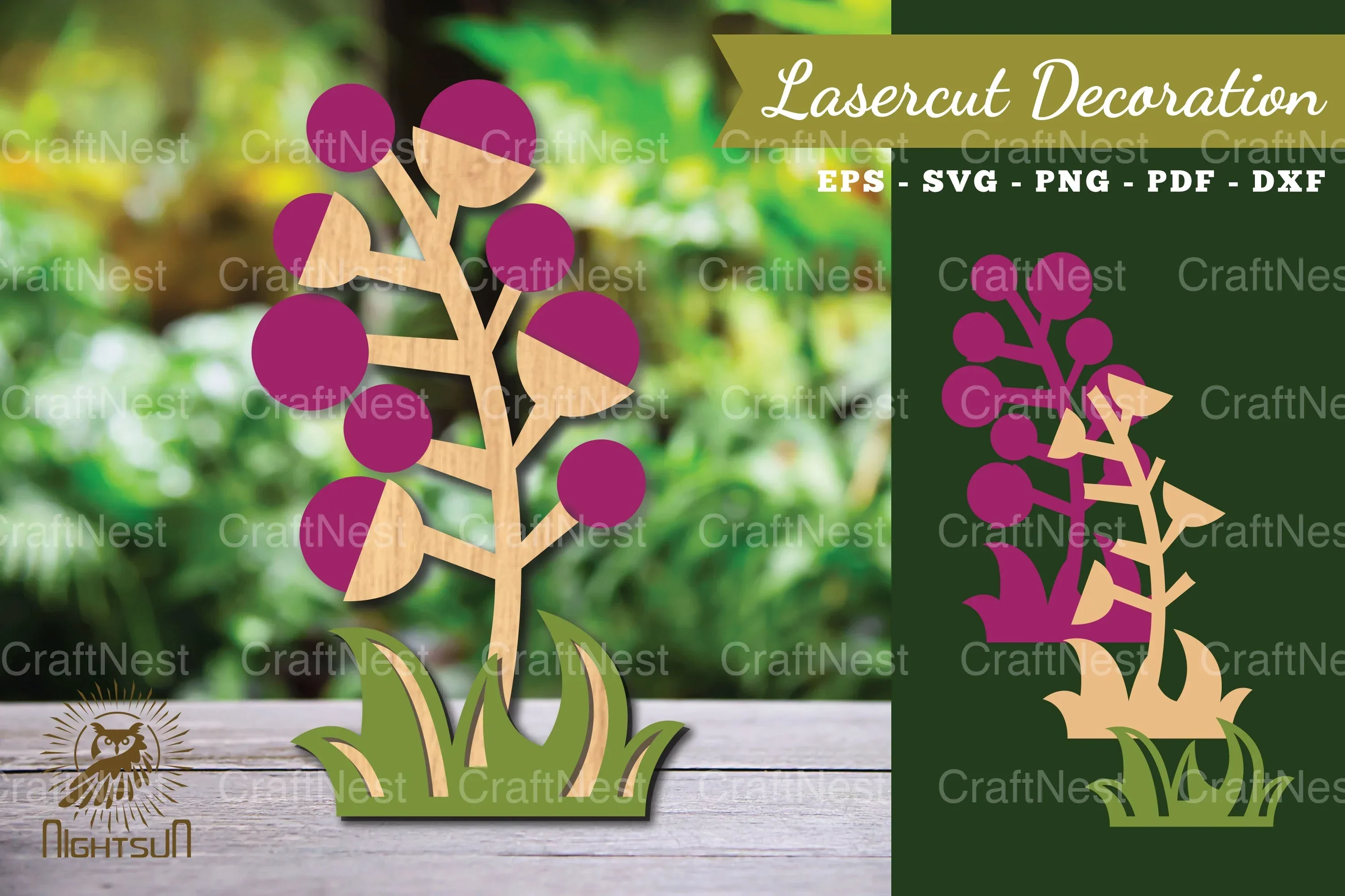 Flower Laser Cut Decoration Clipart Bundle