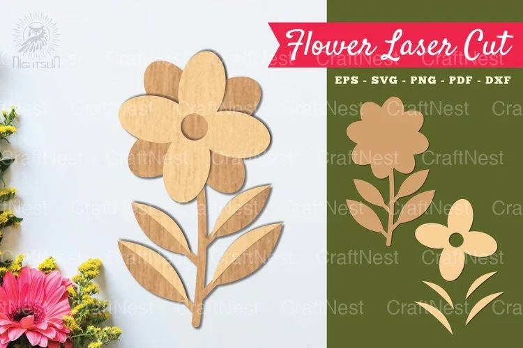 Flower Laser Cut Decoration SVG Bundle