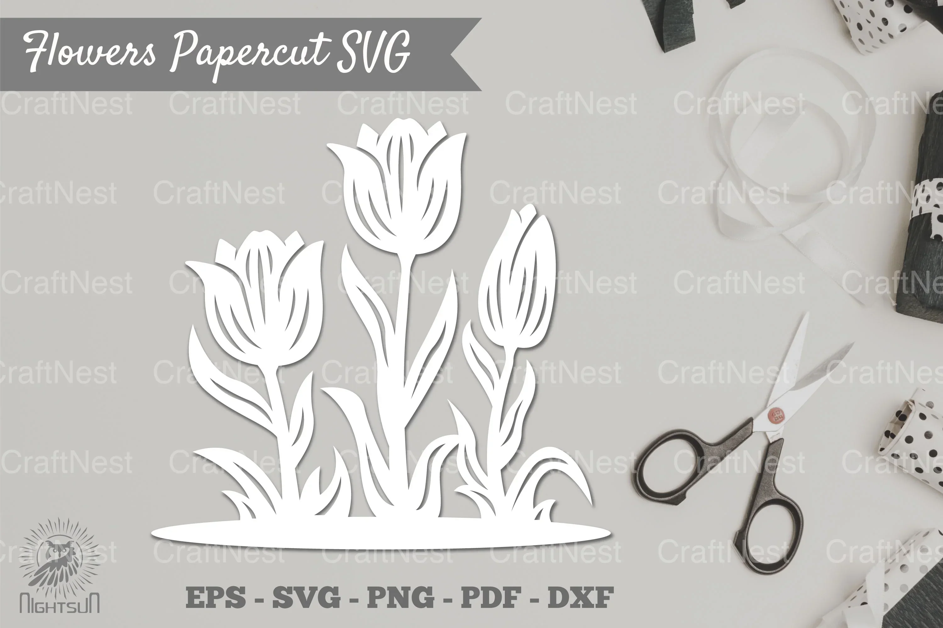 Flower Papercut SVG Bundle