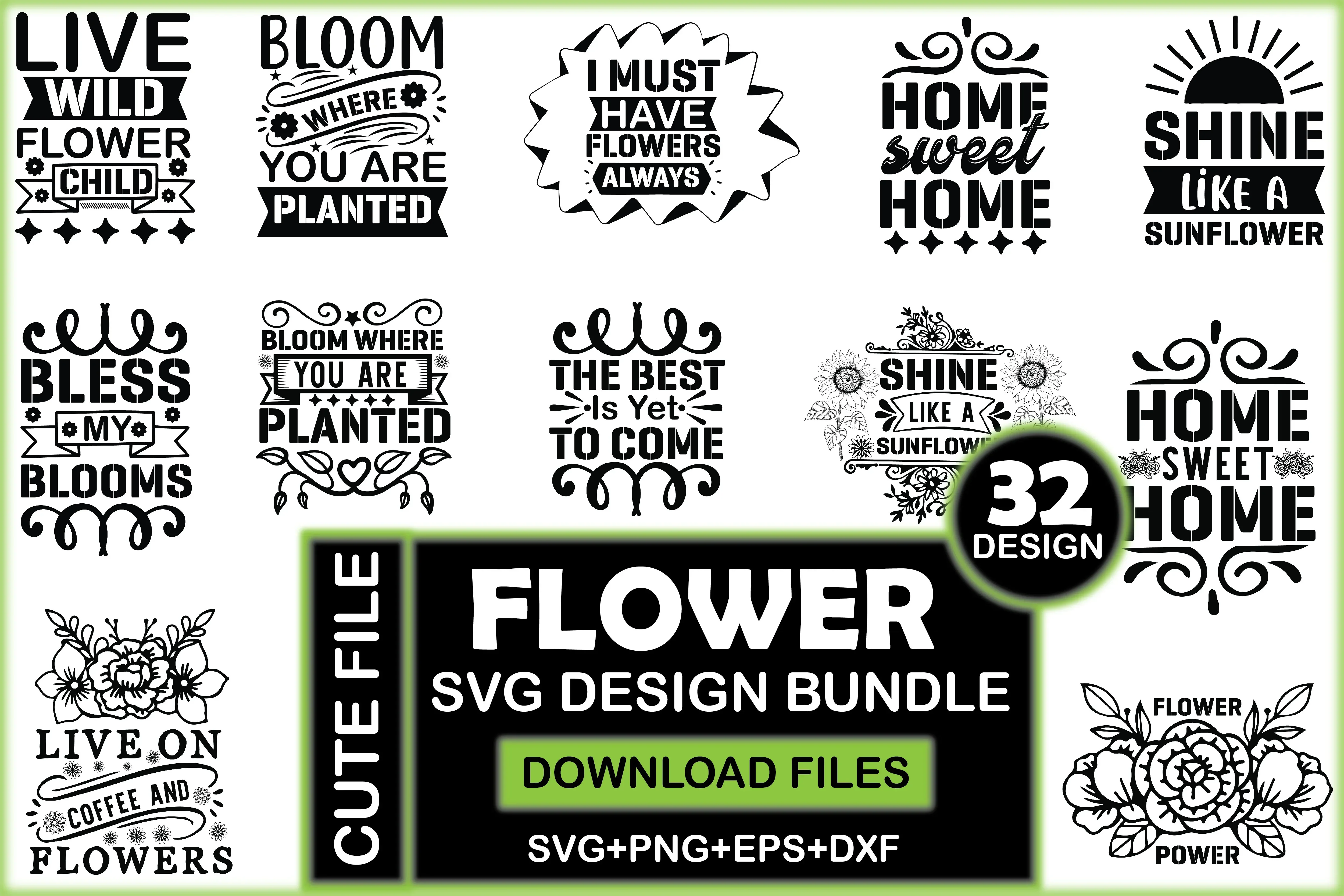 Flower SVG Bundle - Image 3