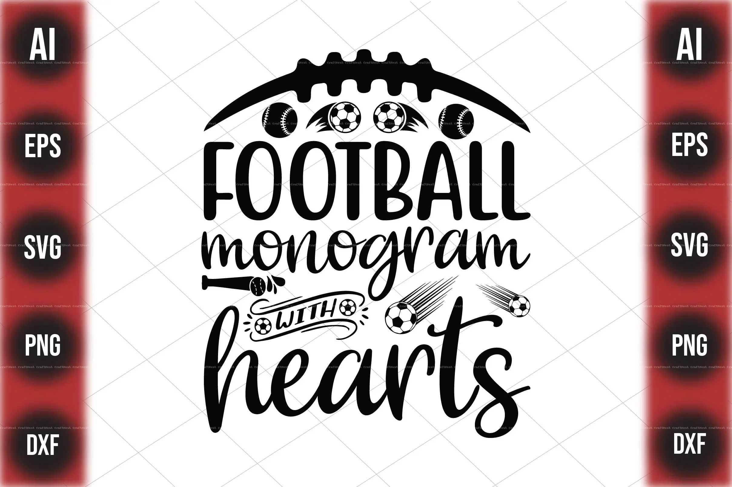 Football Design SVG Bundle - Image 10