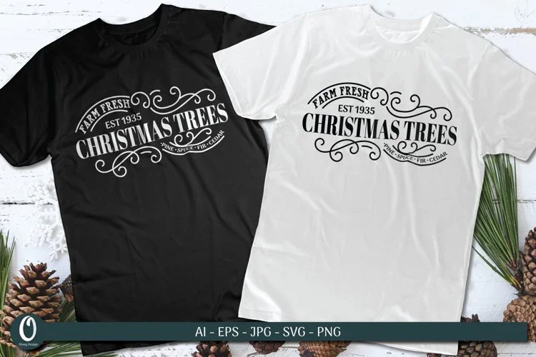 Fram Fresh Christmas Trees SVG Bundle