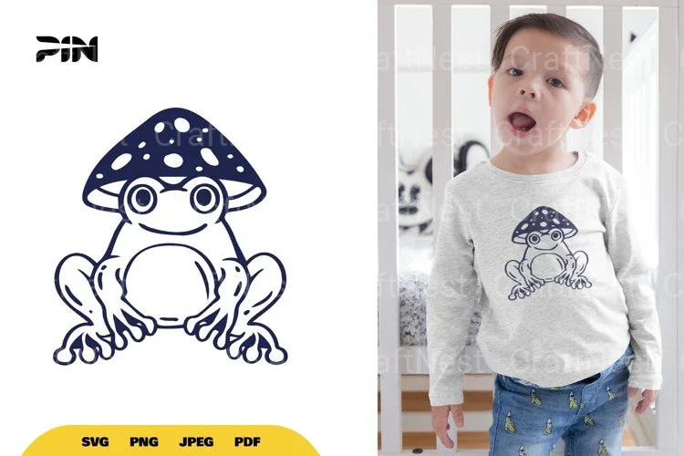 Frog Mushroom SVG Bundle