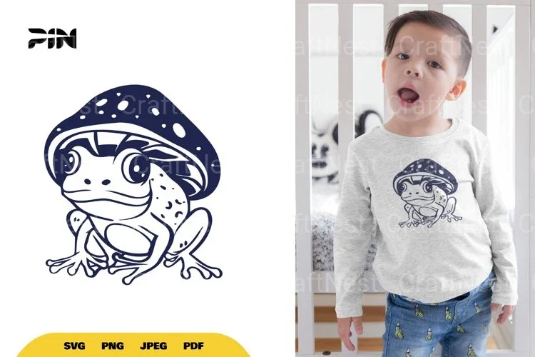 Frog Mushroom SVG Bundle