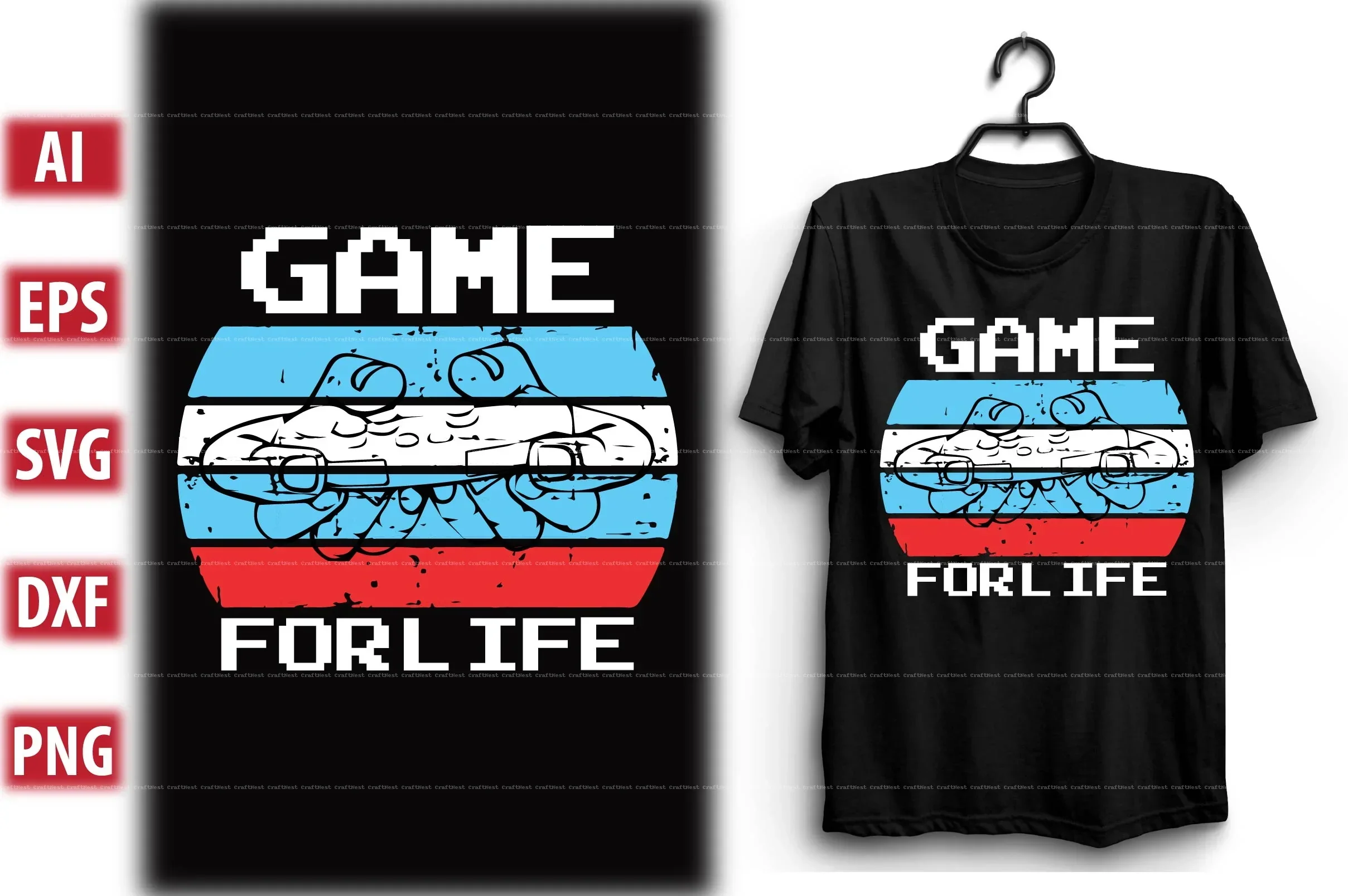 Gaming T-Shirt Design SVG Bundle - Image 6