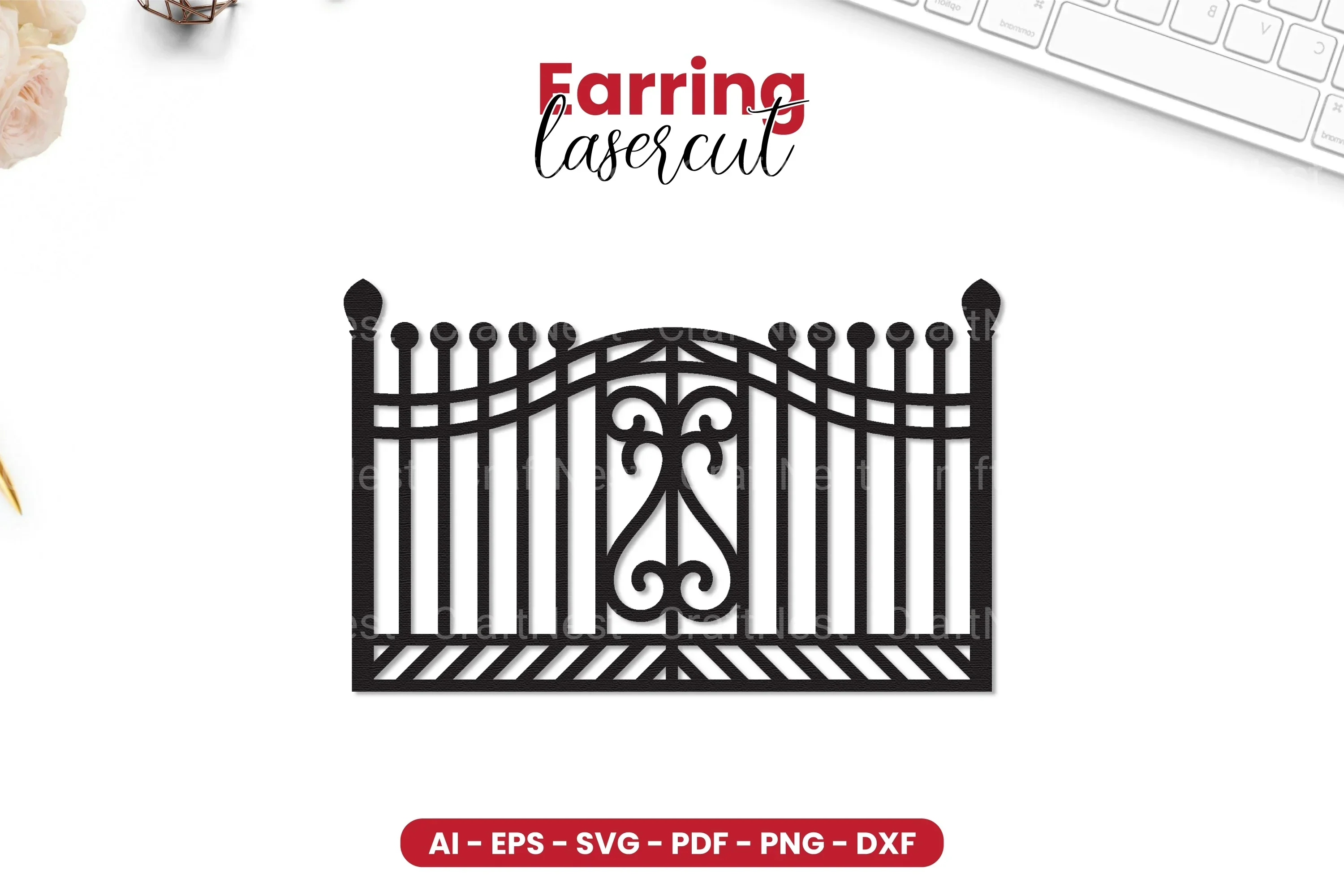 Gate Lasercut SVG Bundle