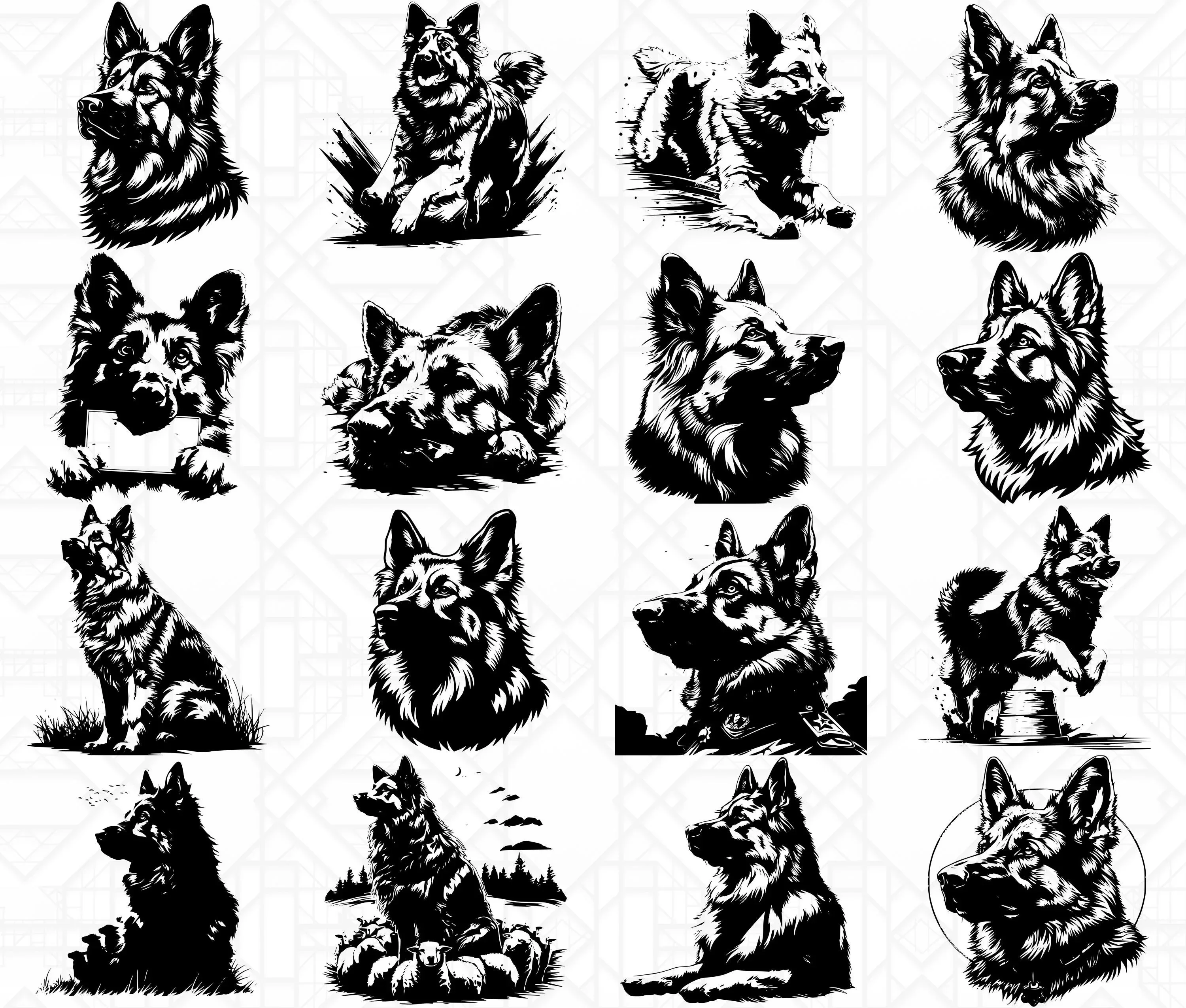German Shepherd SVG Bundle - Image 3