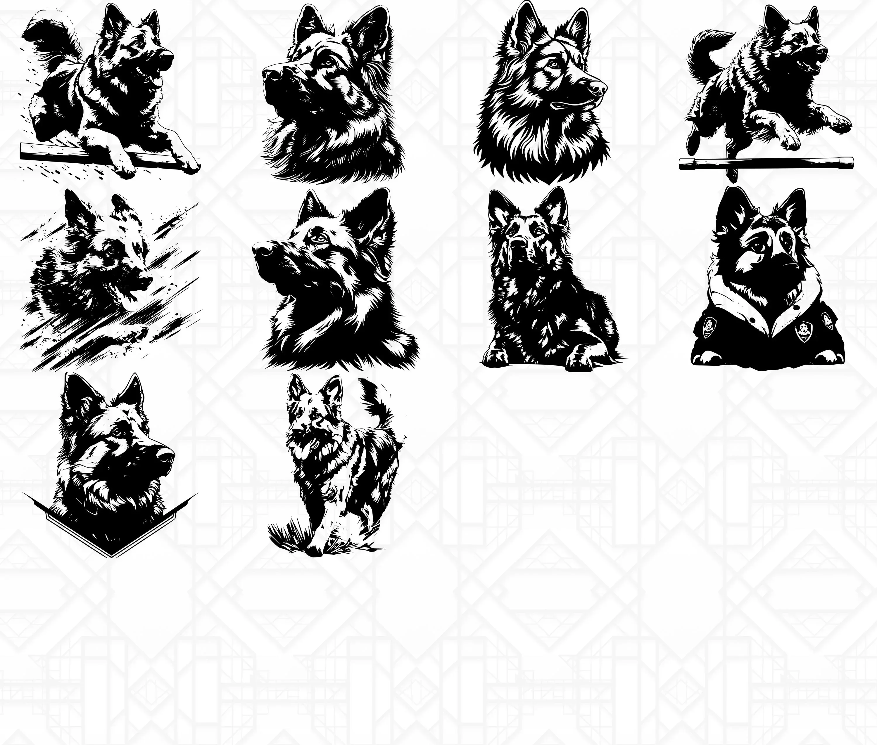 German Shepherd SVG Bundle - Image 5