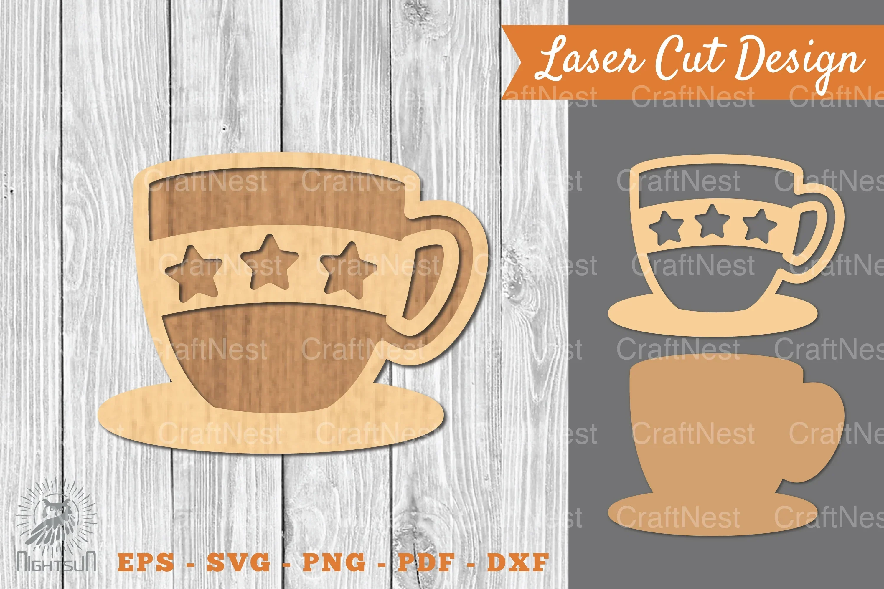 Ginger Drink Laser Cut Decoration Clipart Bundle