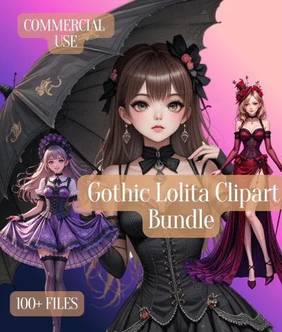 Gothic Lolita SVG Bundle
