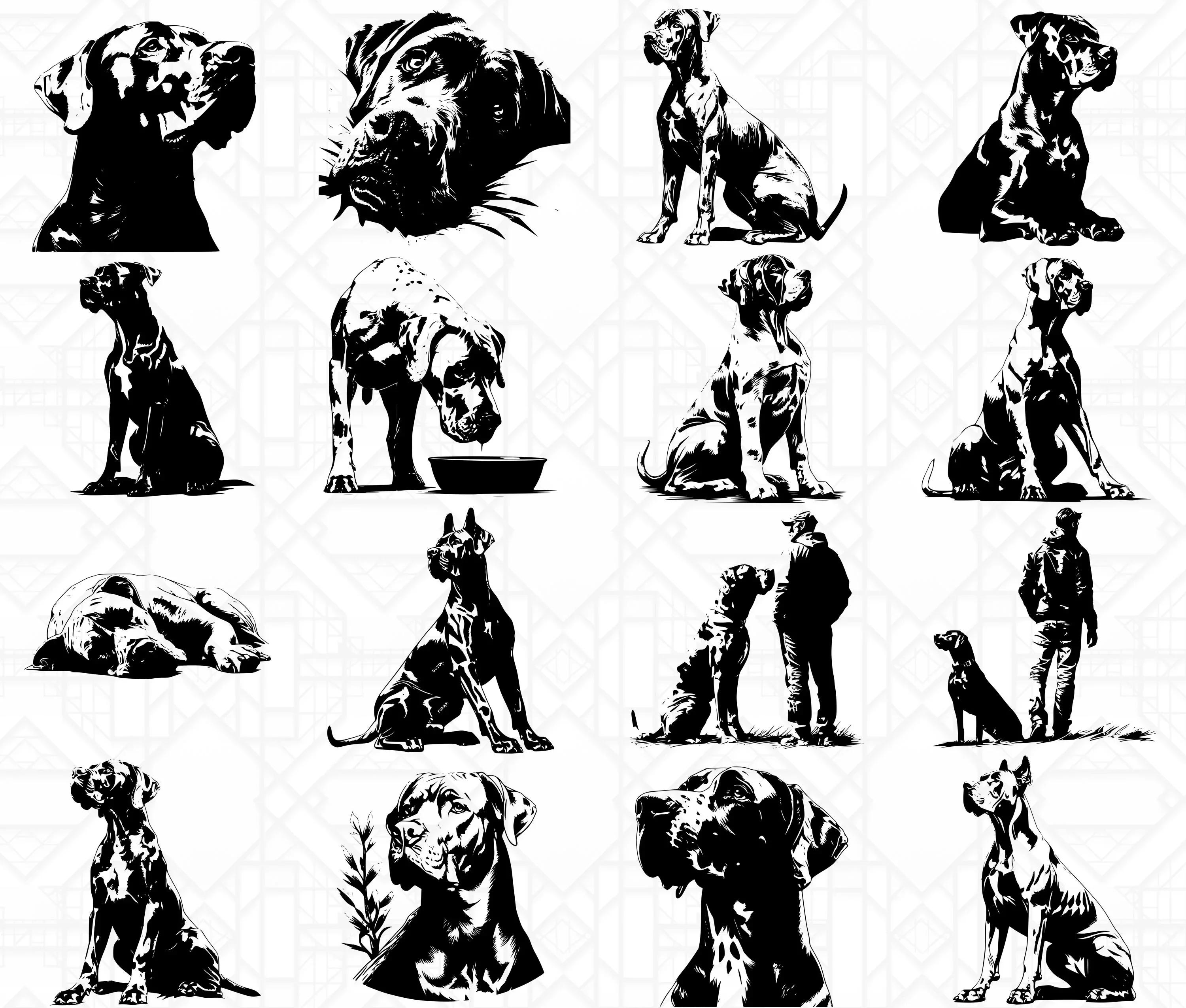 Great Dane SVG Bundle - Image 4