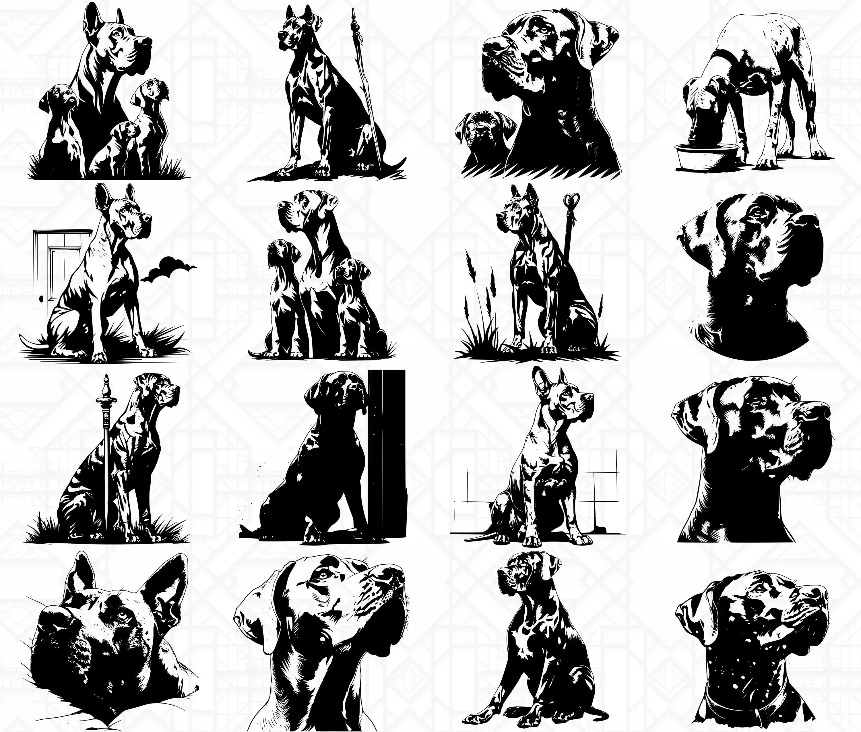 Great Dane SVG Bundle - Image 5