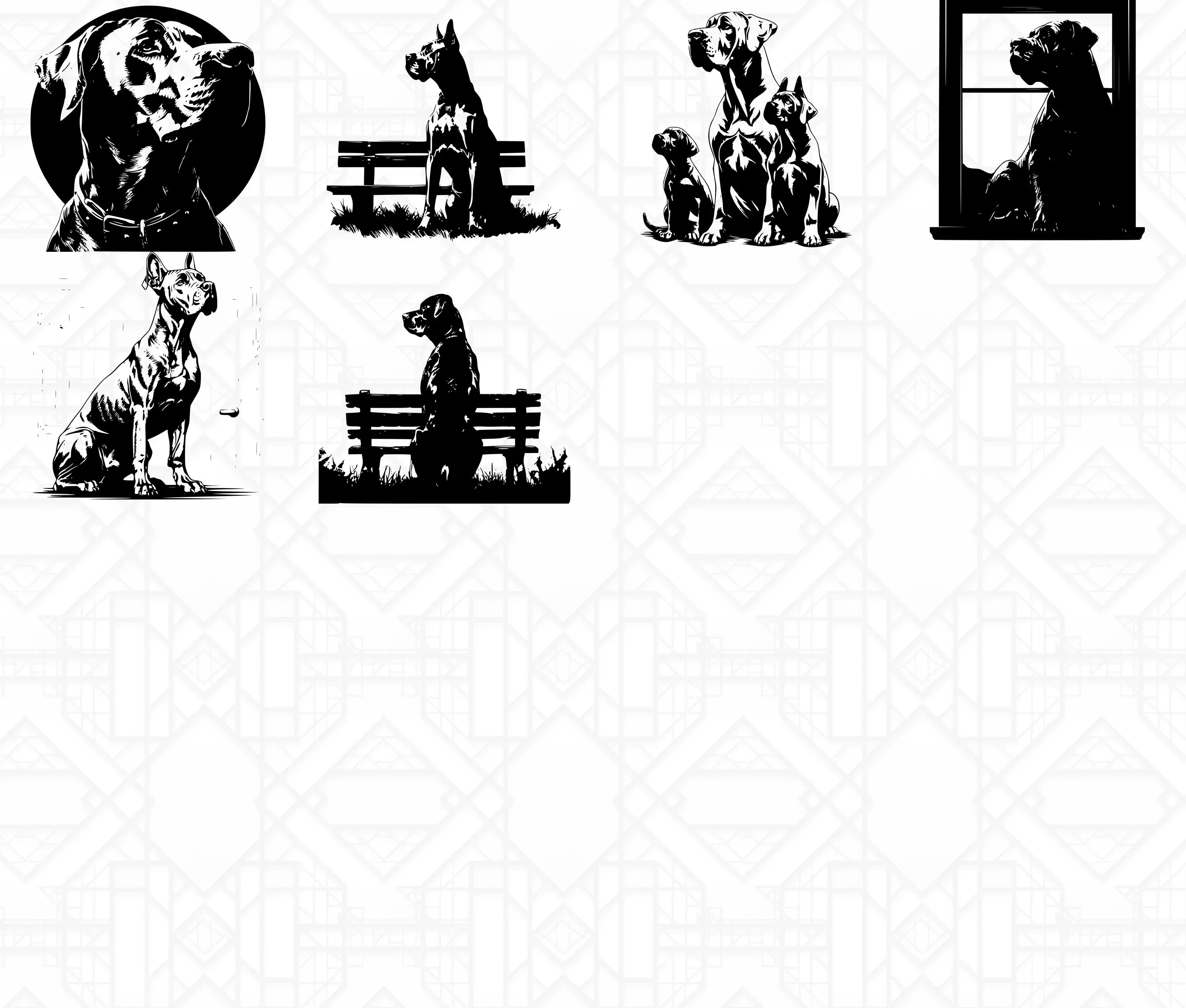 Great Dane SVG Bundle - Image 6