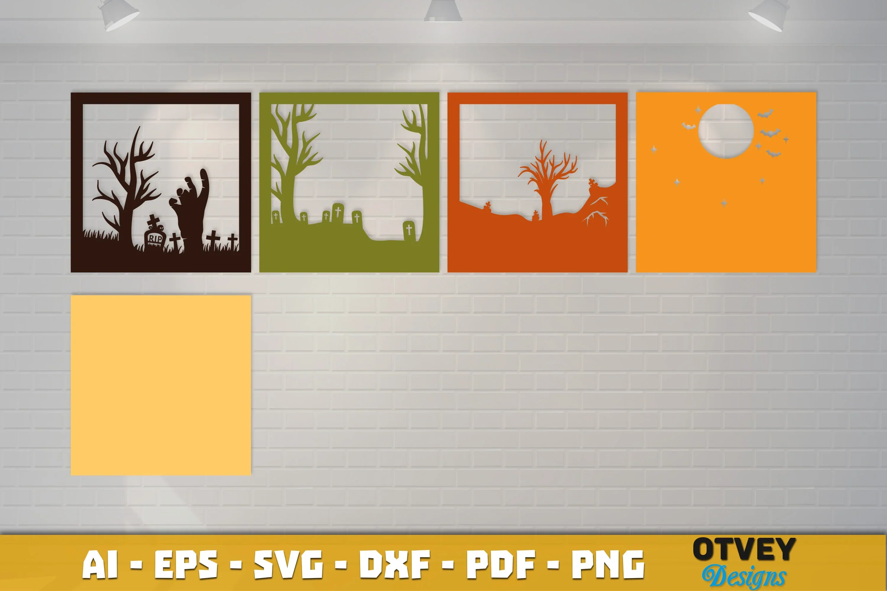 Halloween 3D Shadow Box SVG Bundle - Image 2