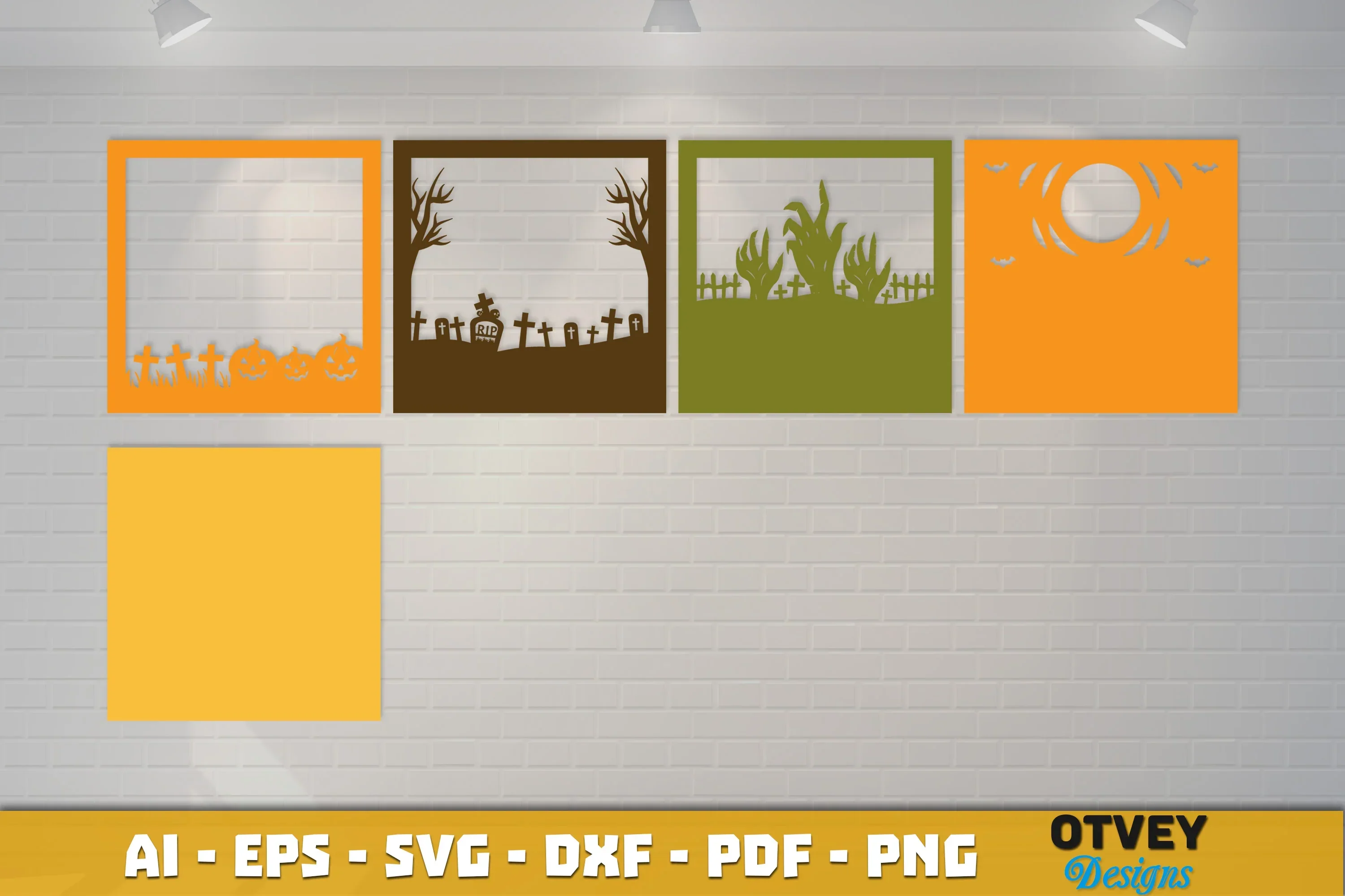 Halloween 3D Shadow Box SVG Bundle - Image 2