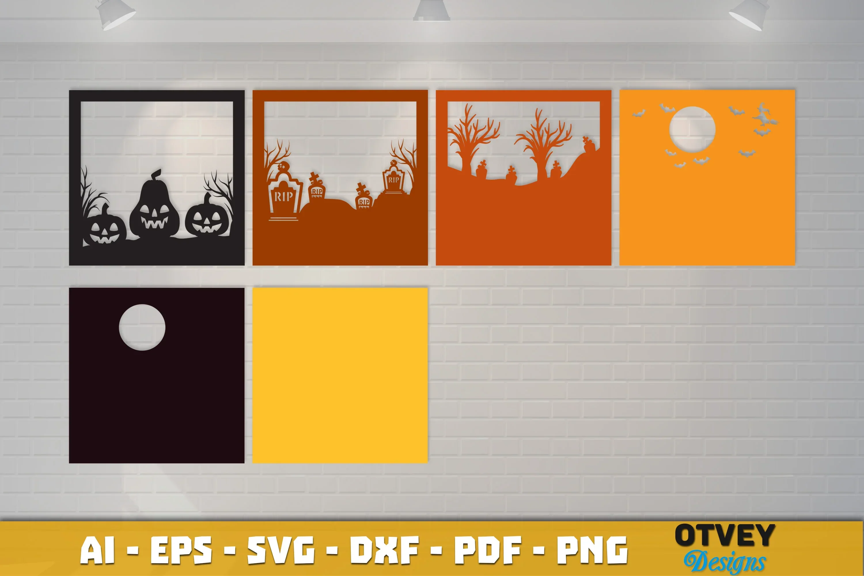Halloween 3D Shadow Box SVG Bundle - Image 3