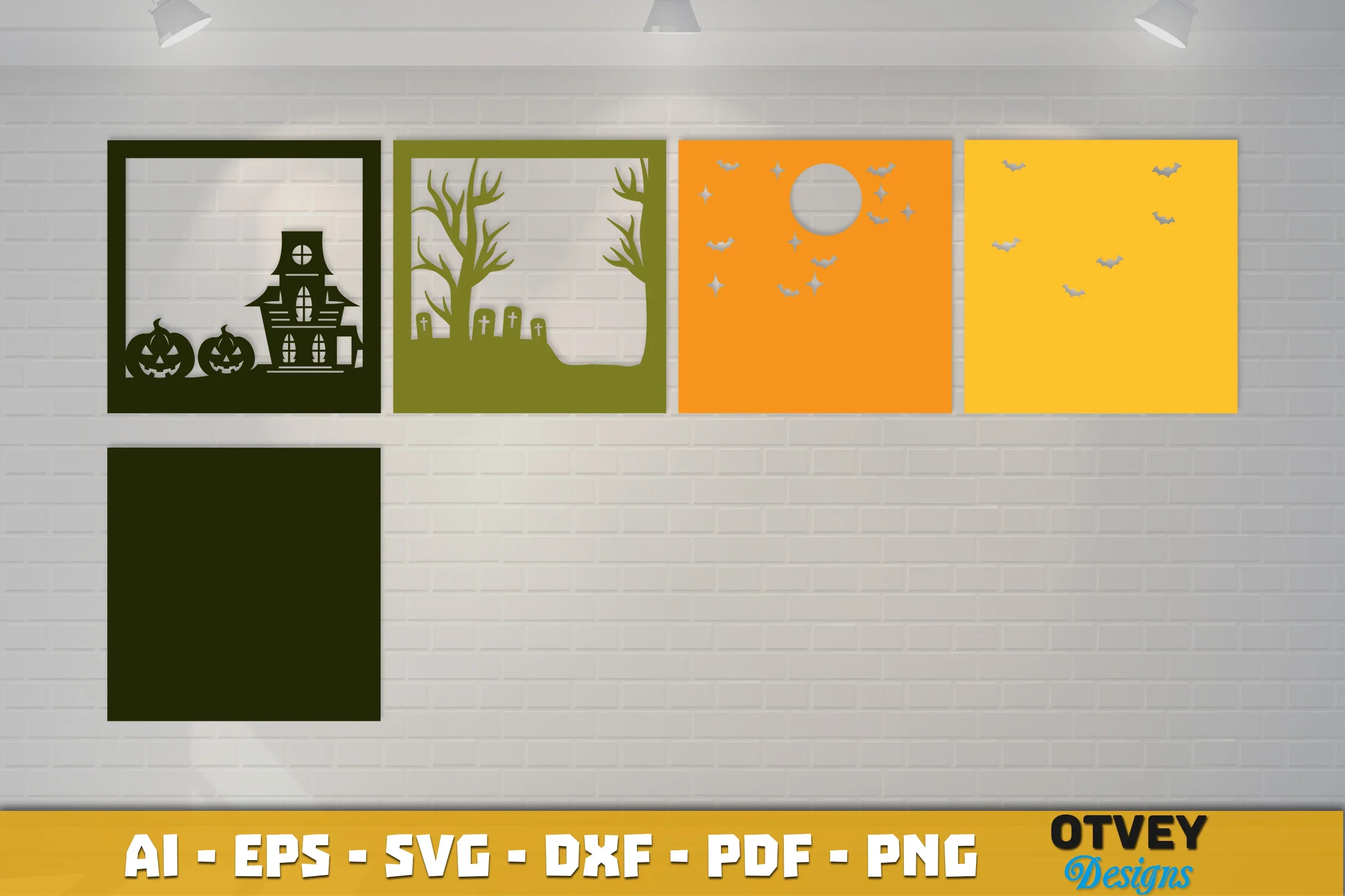 Halloween 3D Shadow Box SVG Bundle - Image 2
