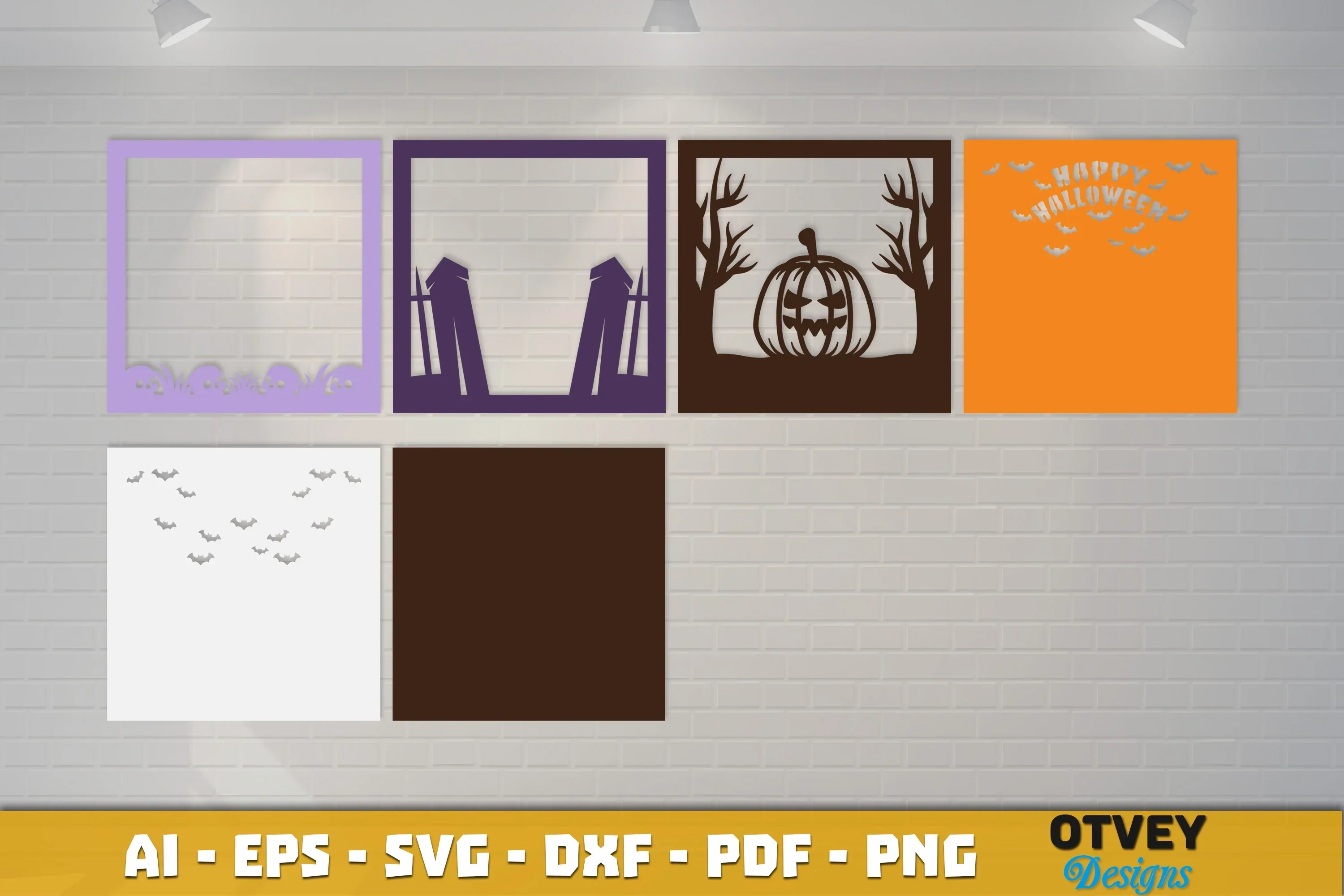Halloween 3D Shadow Box SVG Bundle - Image 3