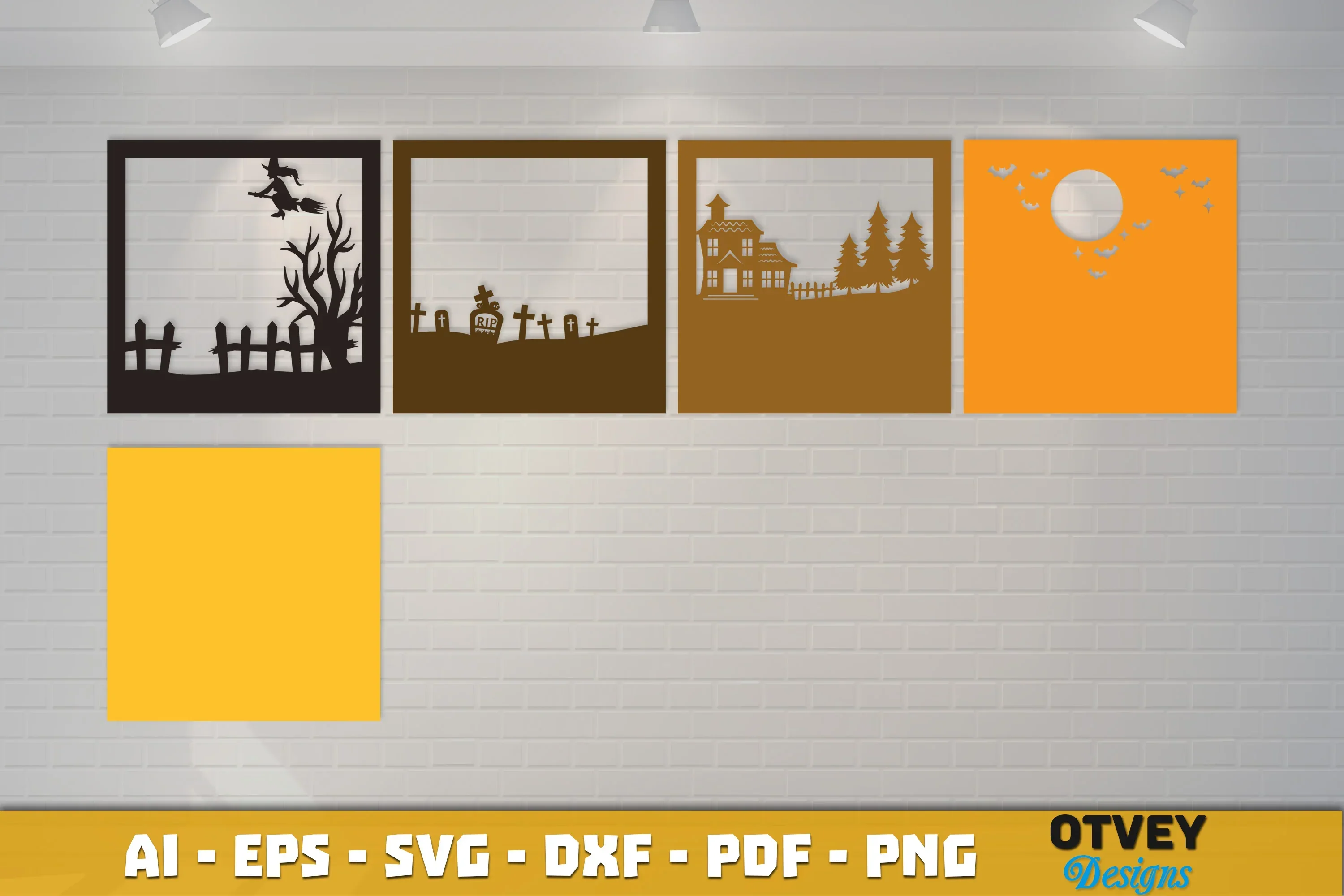 Halloween 3D Shadow Box SVG Bundle - Image 2