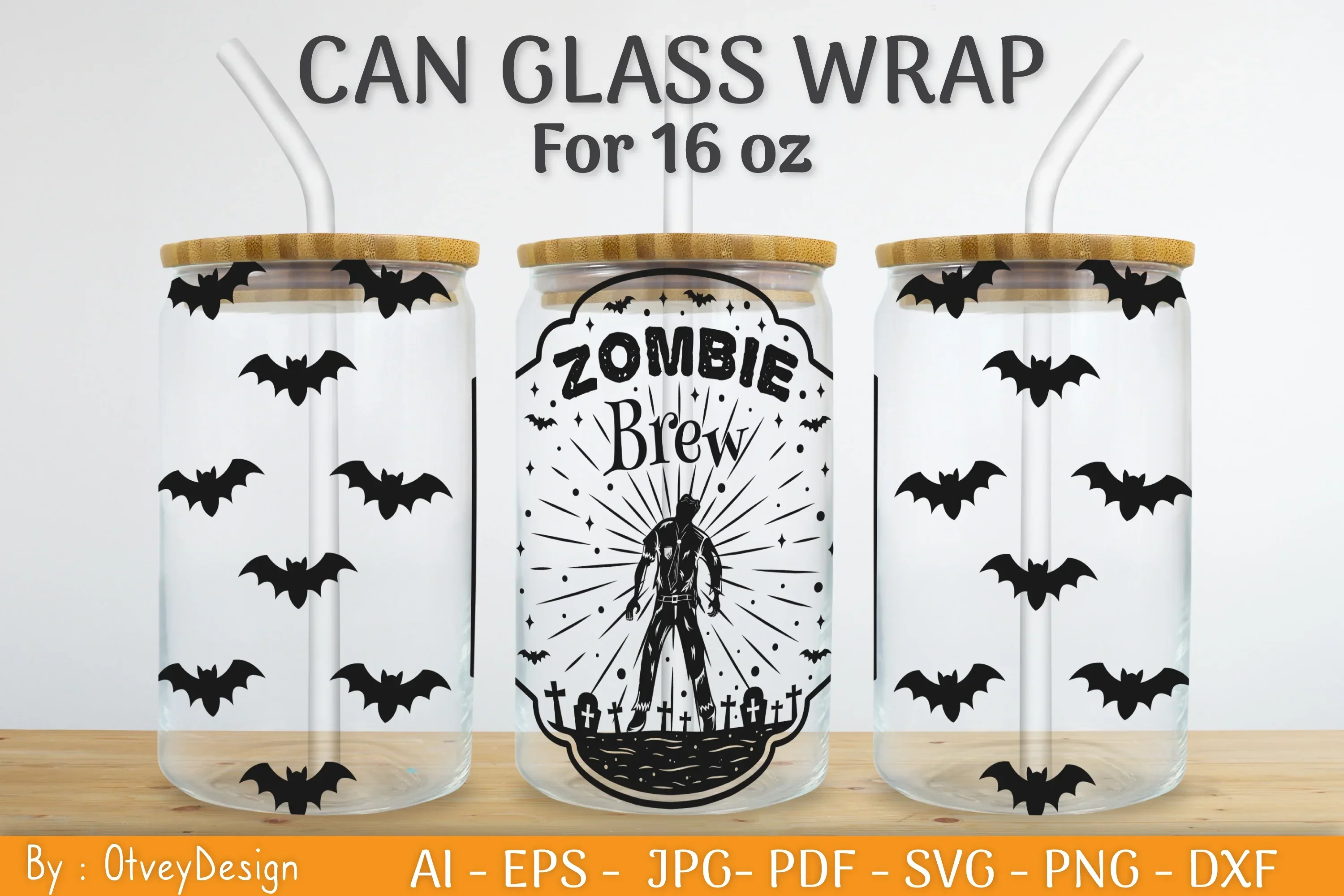 Halloween Beer Can Glass SVG Bundle - Image 2