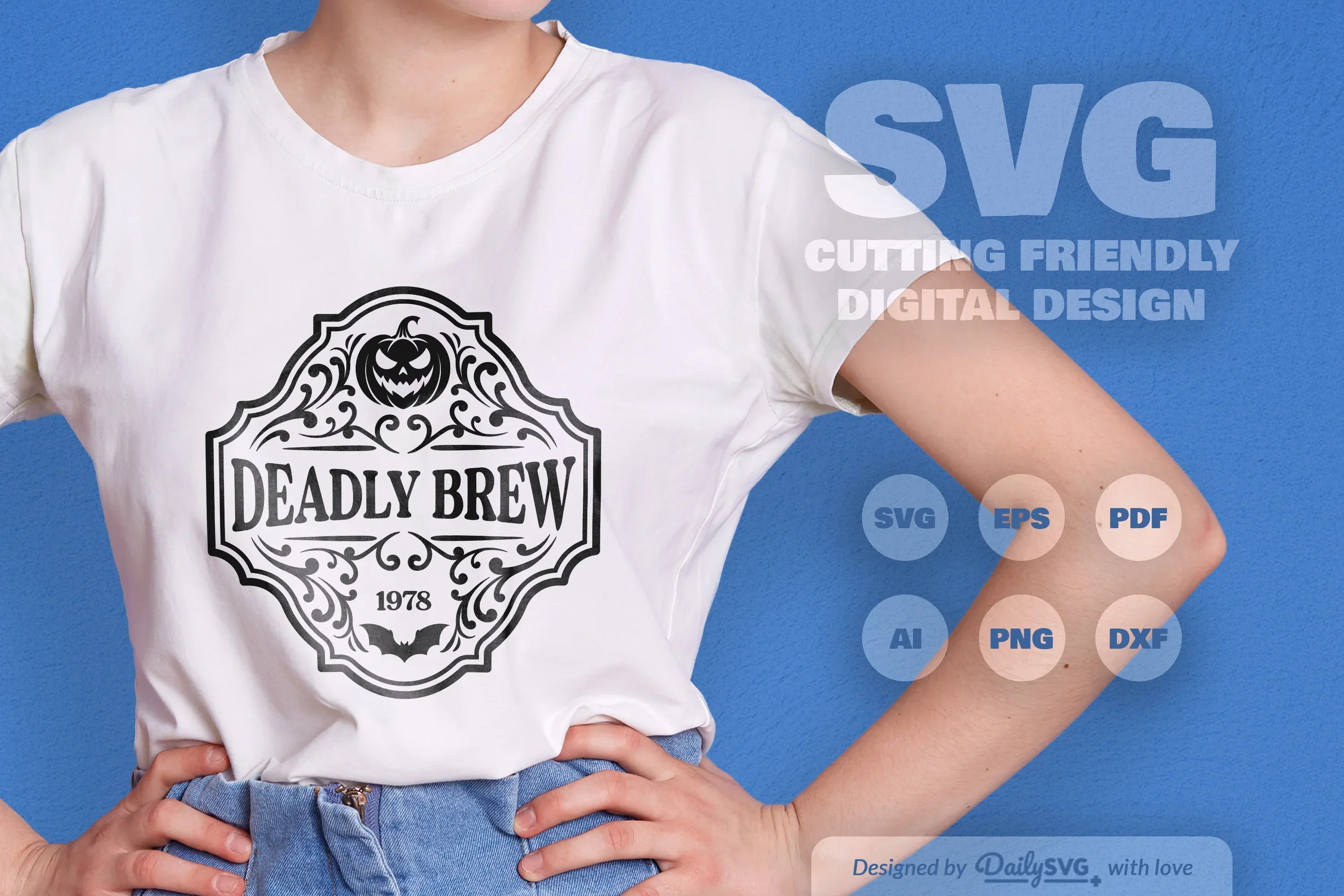 Halloween Bottle Label Clipart - Daily SVG Bundles - Image 8