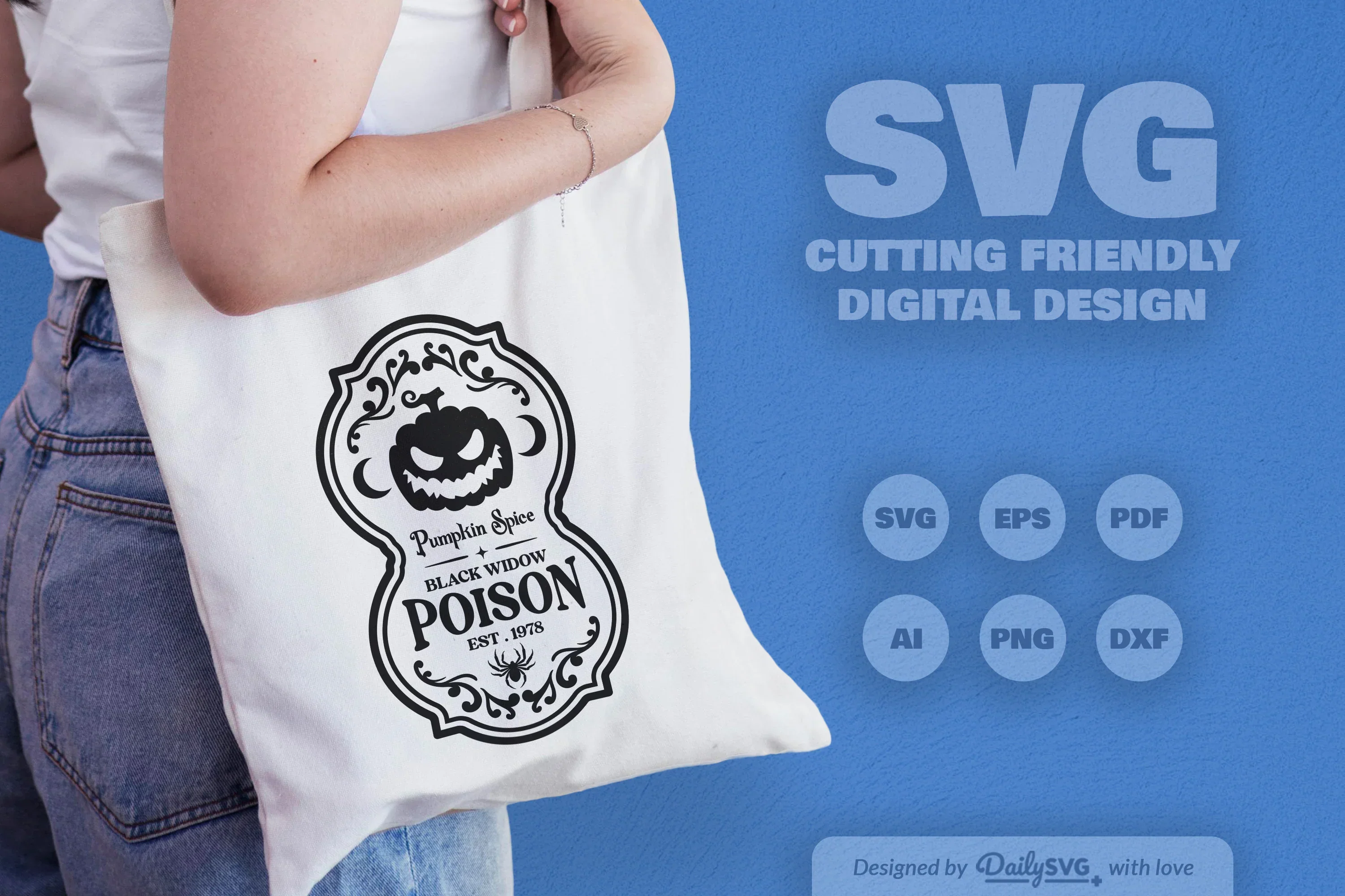 Halloween Bottle Label SVG Bundle - Image 4