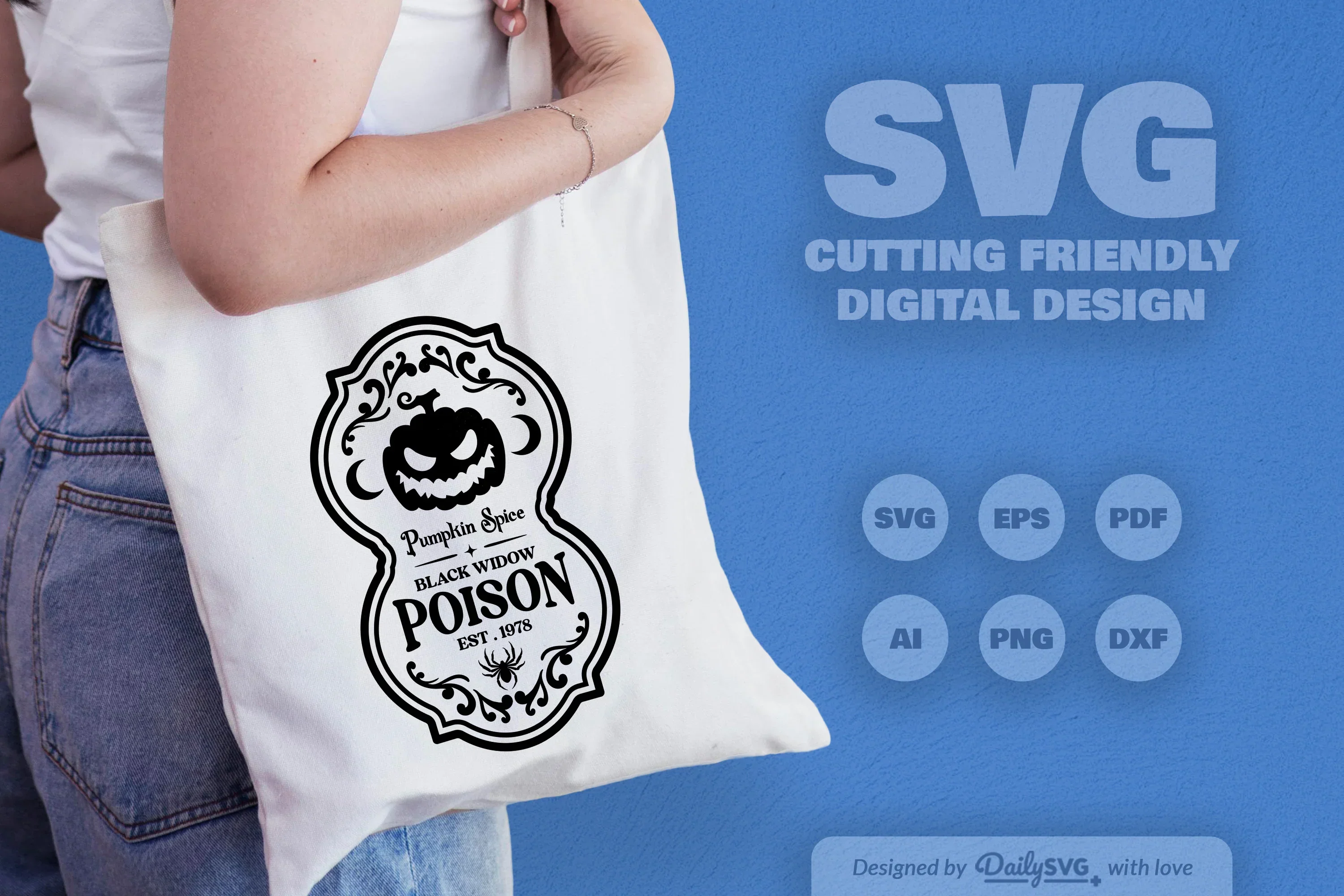 Halloween Bottle Label SVG Bundle - Image 5