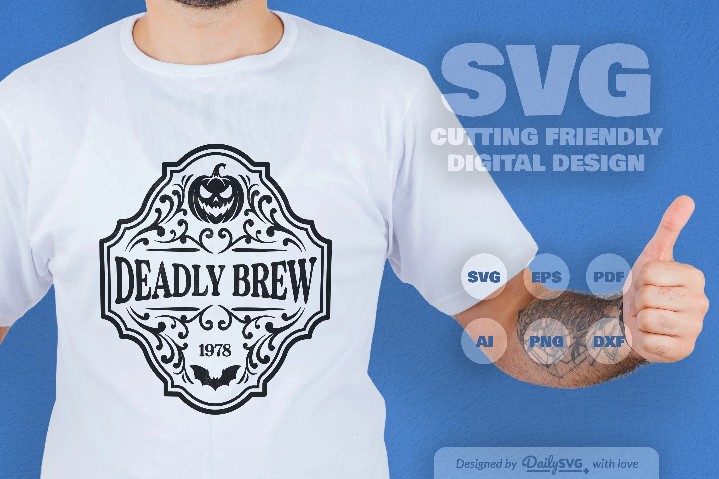 Halloween Bottle Label SVG Bundle - Image 3