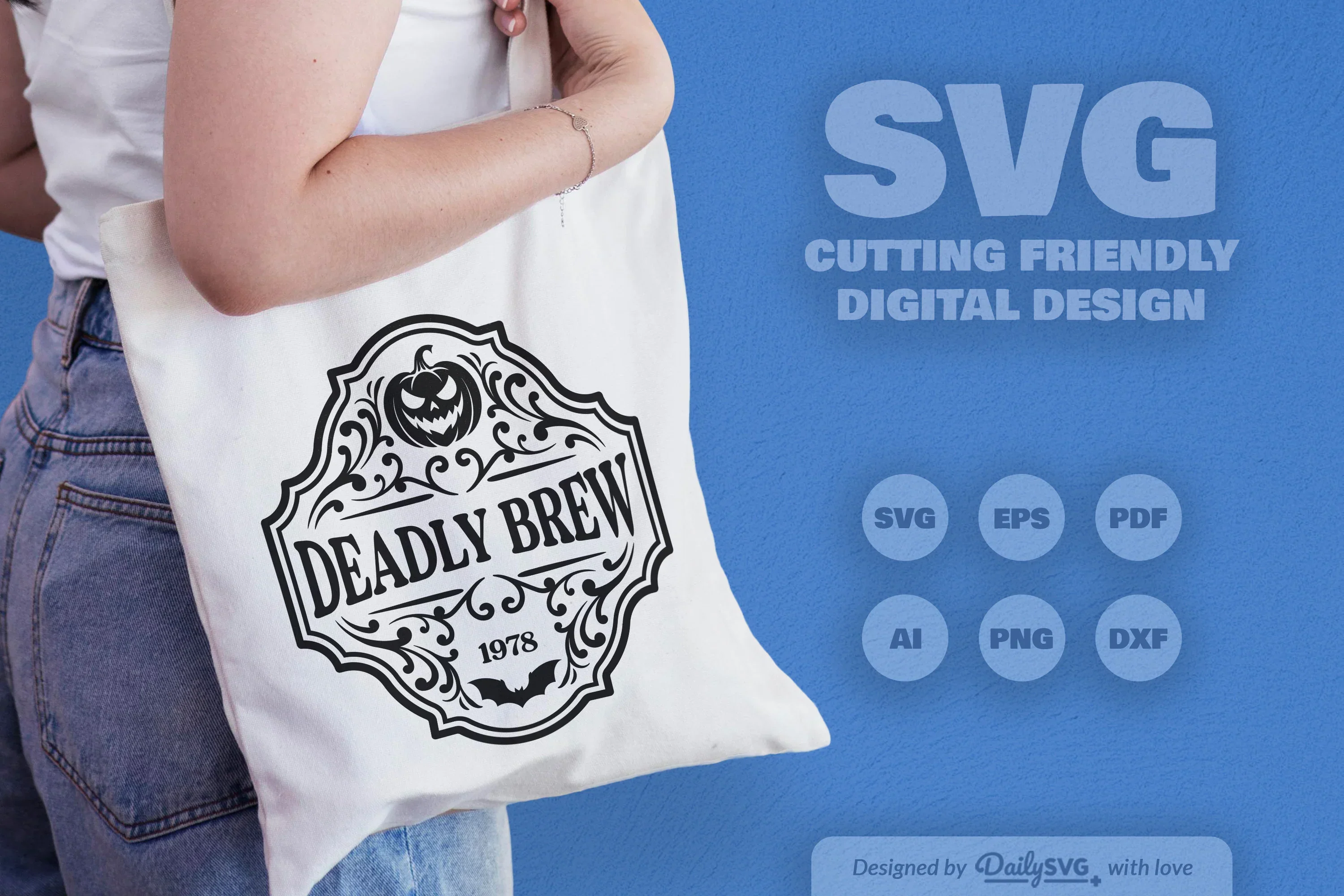Halloween Bottle Label SVG Bundle - Image 4