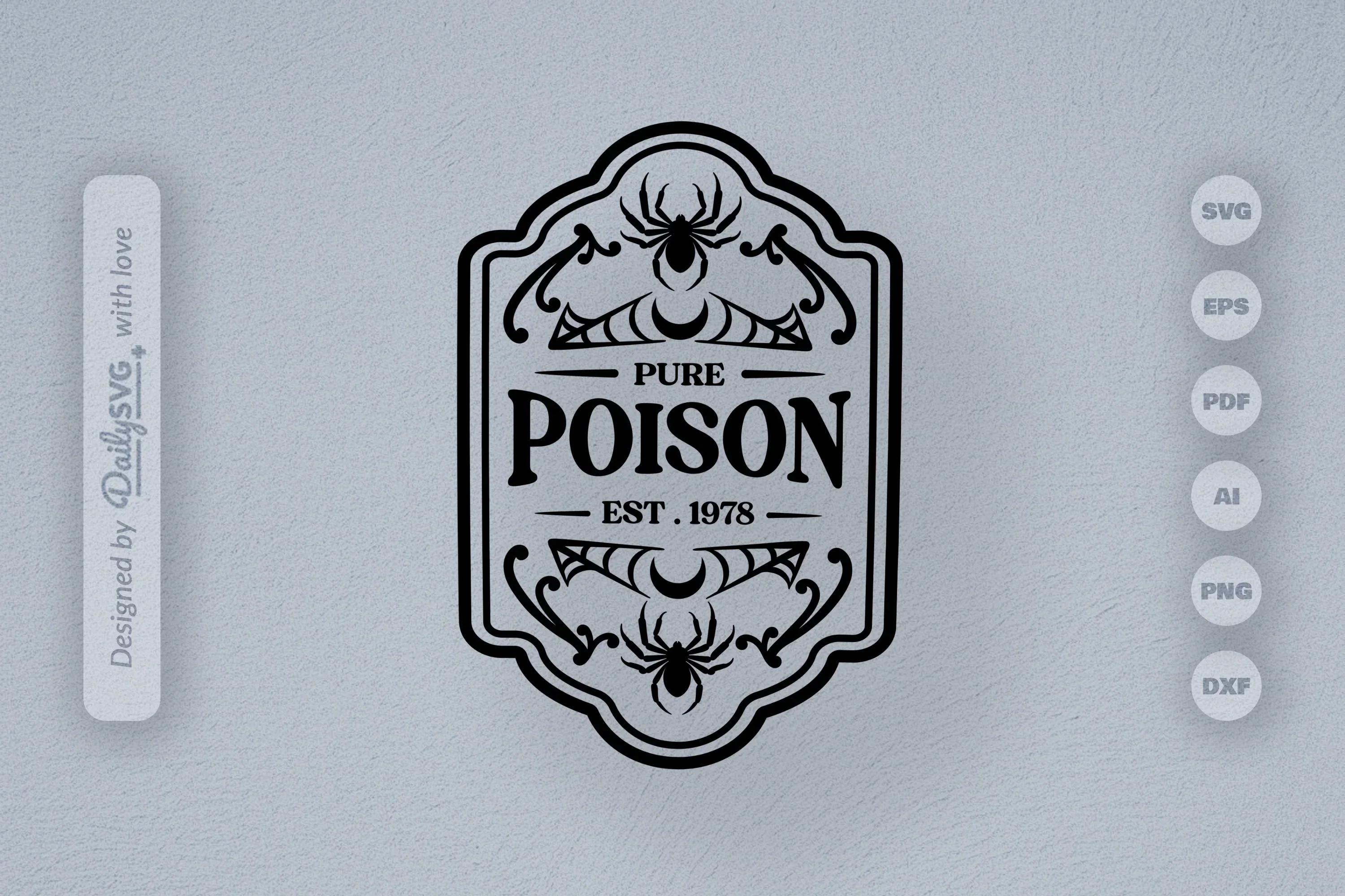 Halloween Bottle Label SVG Bundle