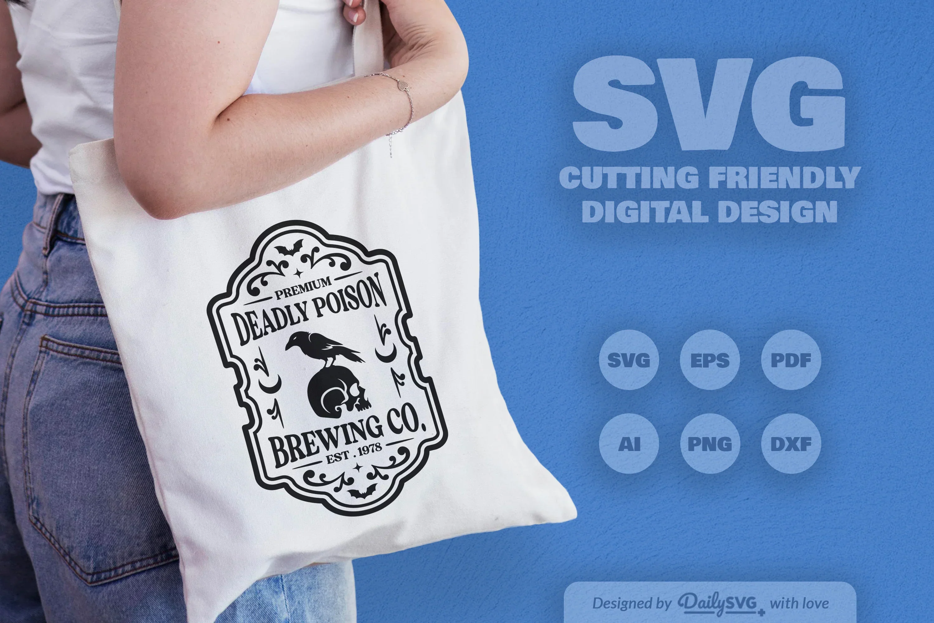 Halloween Bottle Label SVG Bundle - Image 4