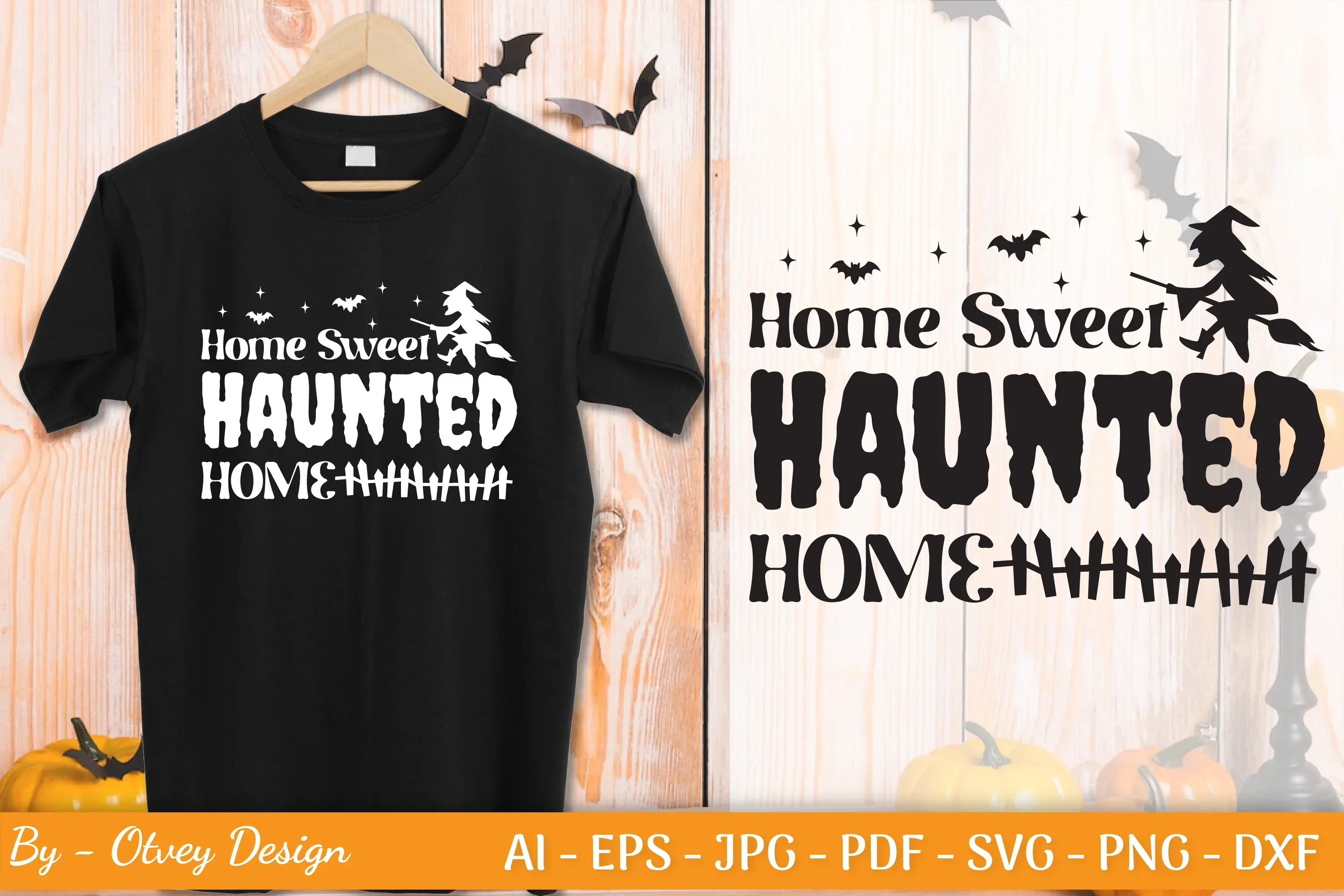 Halloween Farmhouse Sign SVG Bundle - Image 2