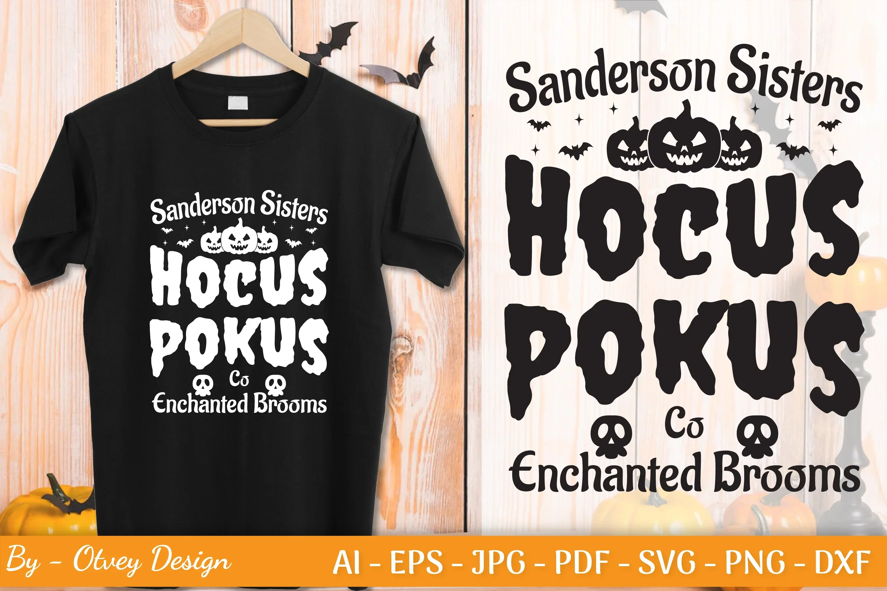 Halloween Farmhouse Sign SVG Bundle - Image 2