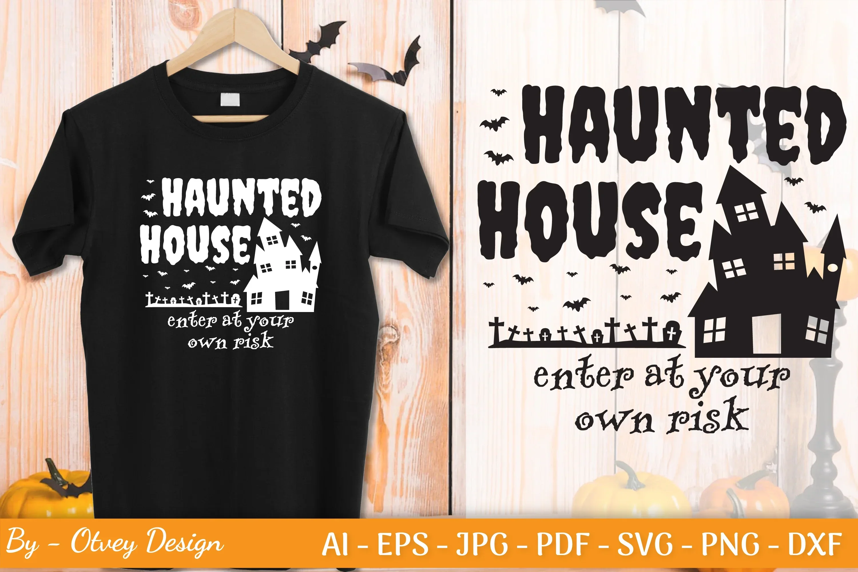 Halloween Farmhouse Sign SVG Bundle - Image 2