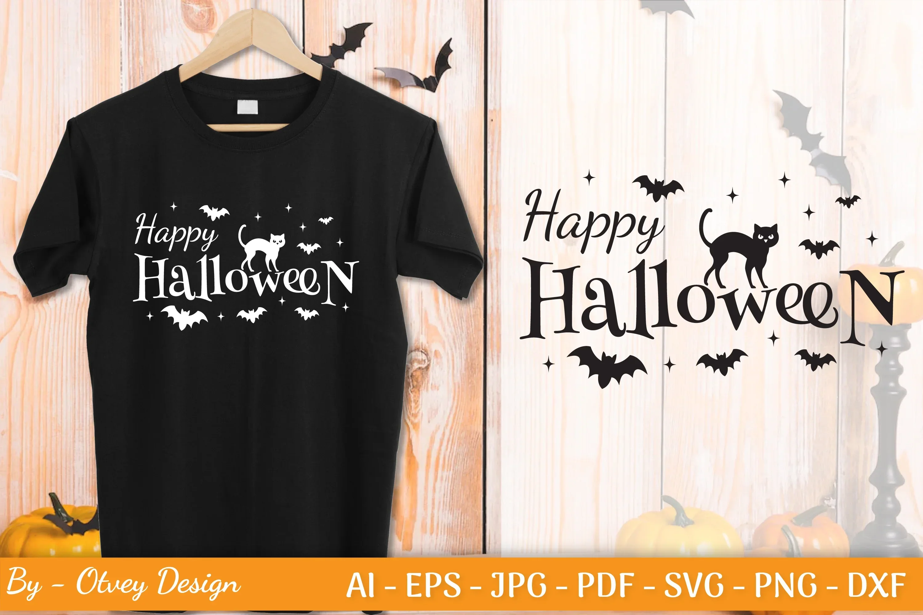 Halloween Farmhouse Sign SVG Bundle - Image 2