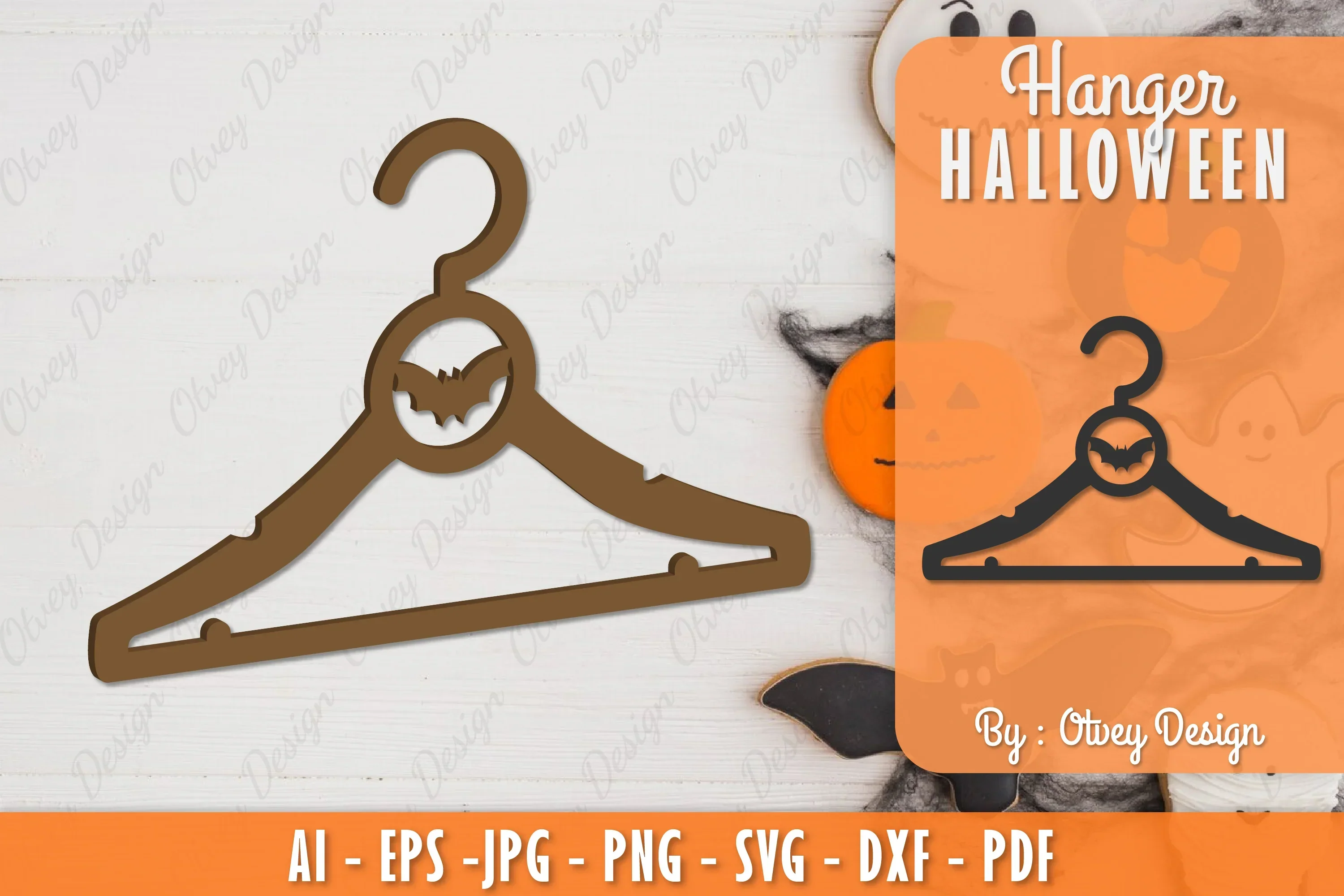 Halloween Hanger Laser Cut SVG Bundle