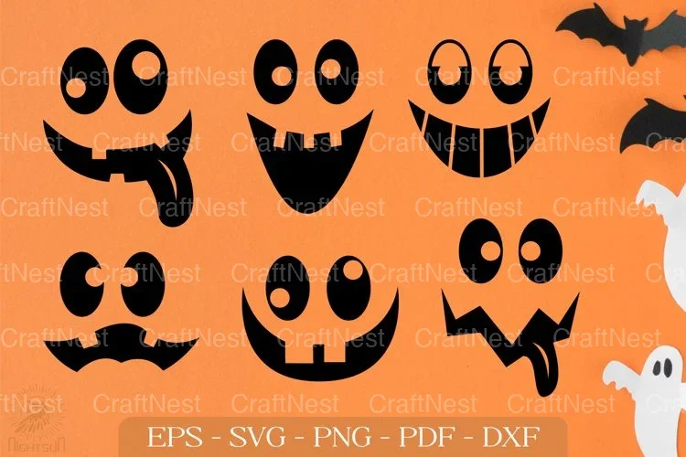 Halloween Lantern Silly Face SVG Bundle