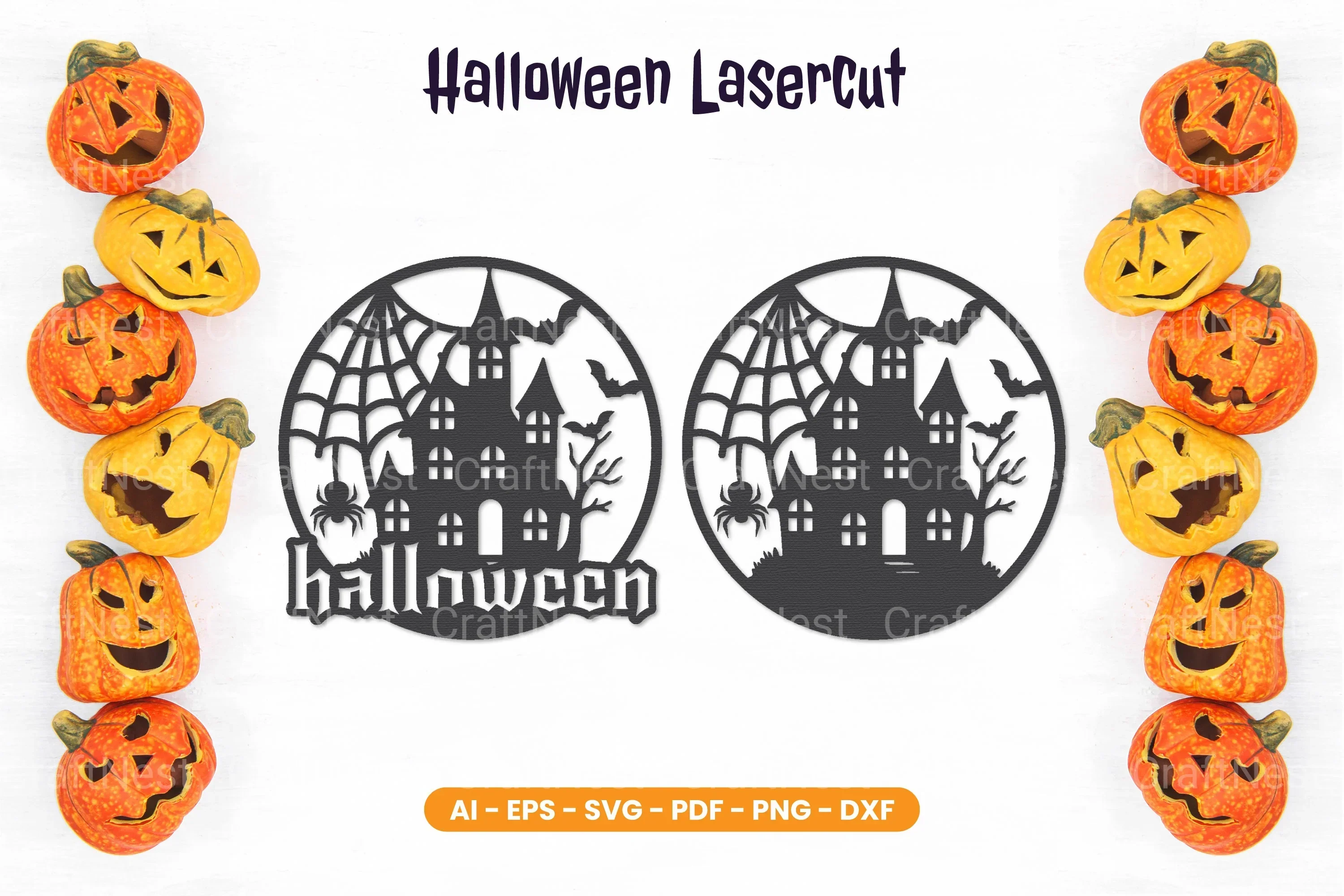 Halloween Lasercut SVG Bundle