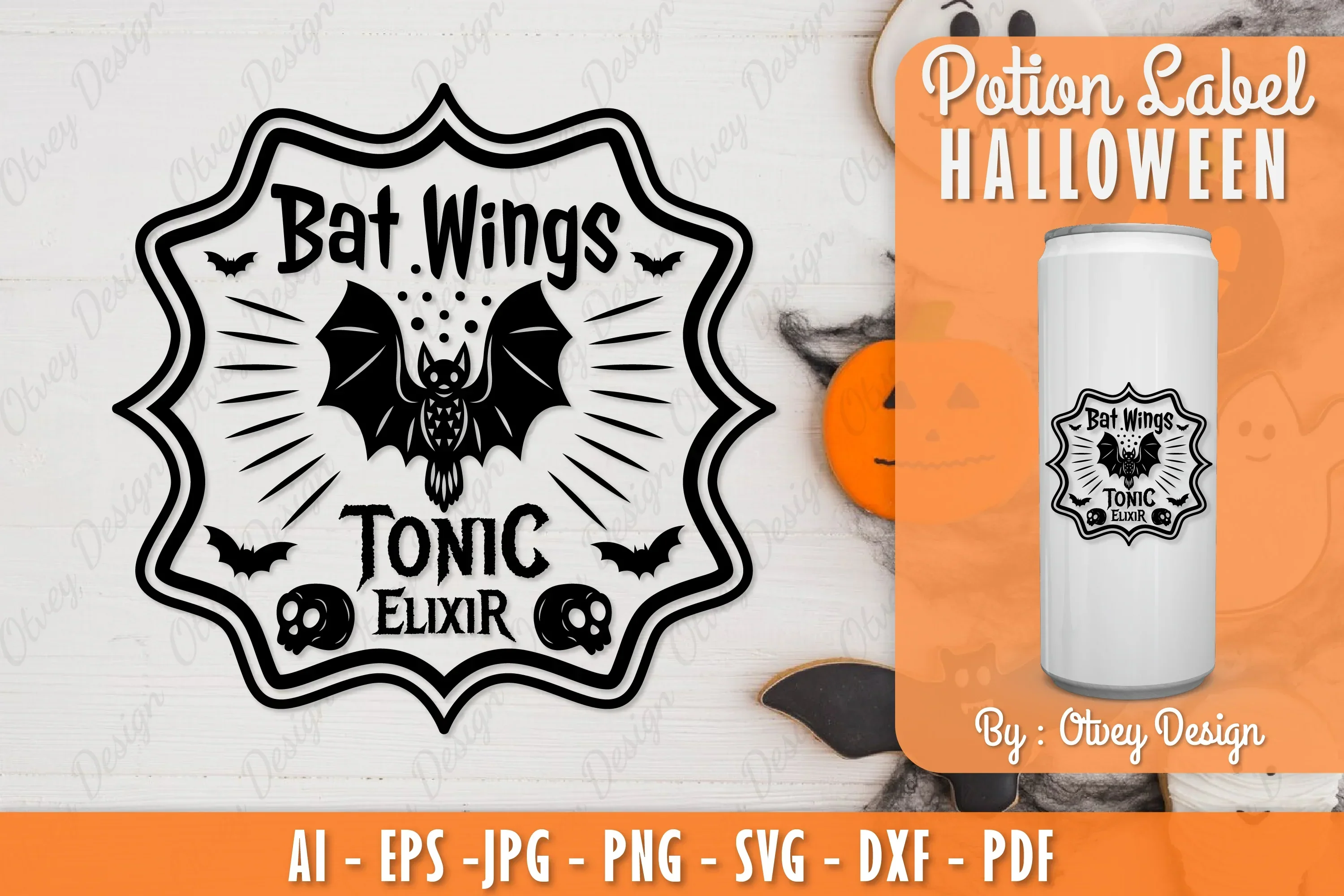 Halloween Potion Label SVG Bundle