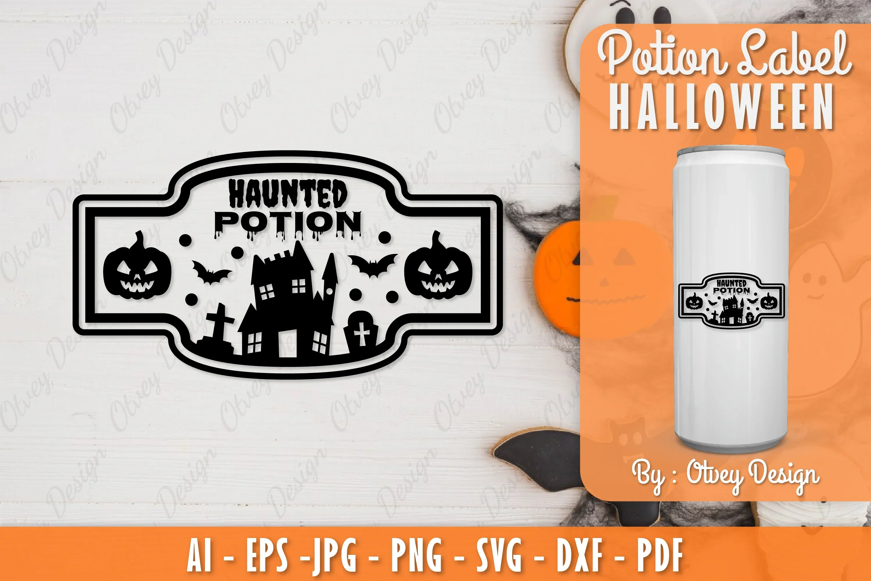 Halloween Potion Label SVG Bundle