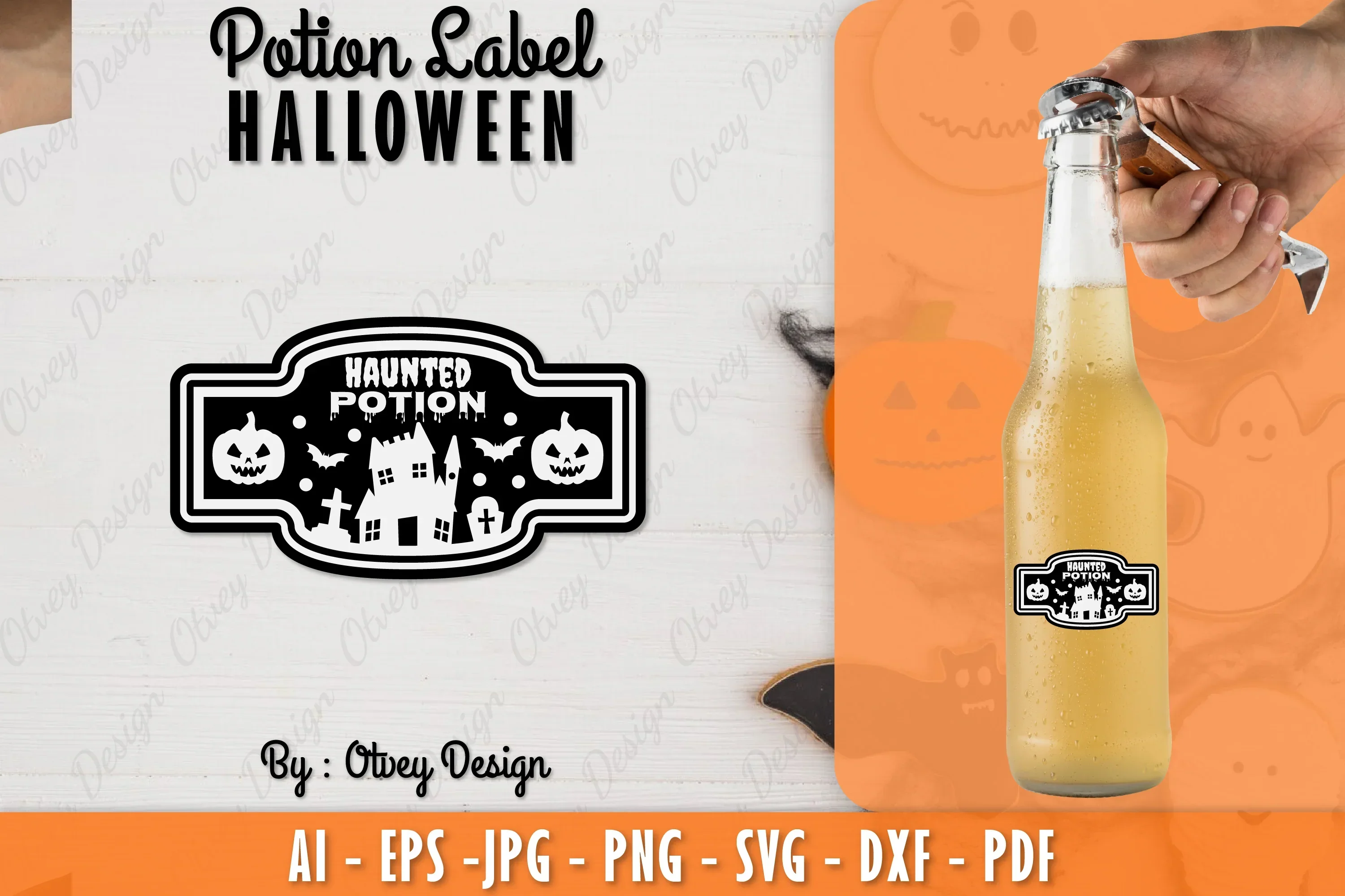 Halloween Potion Label SVG Bundle