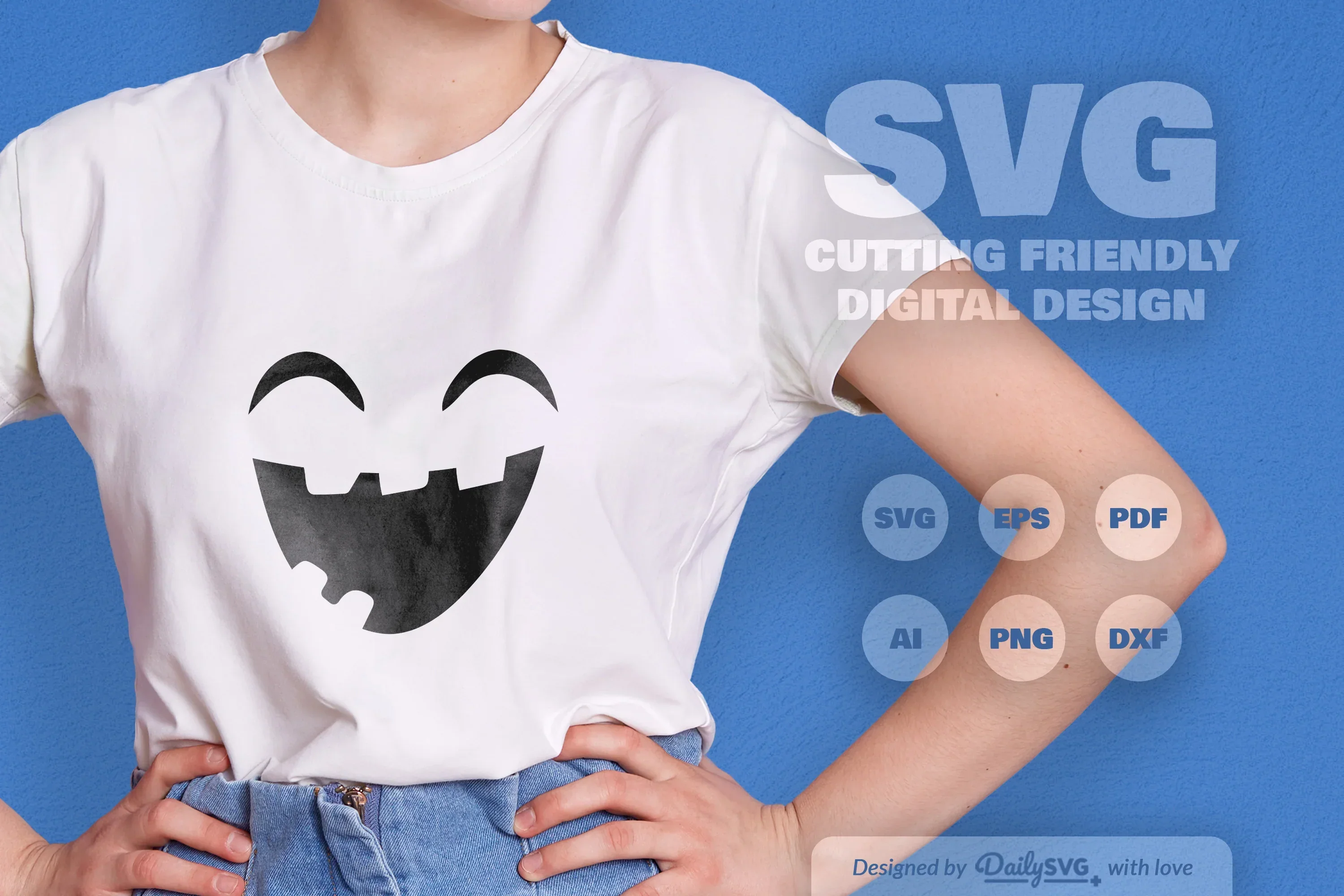 Halloween Pumpkin Face Clipart - Daily SVG Bundles - Image 7