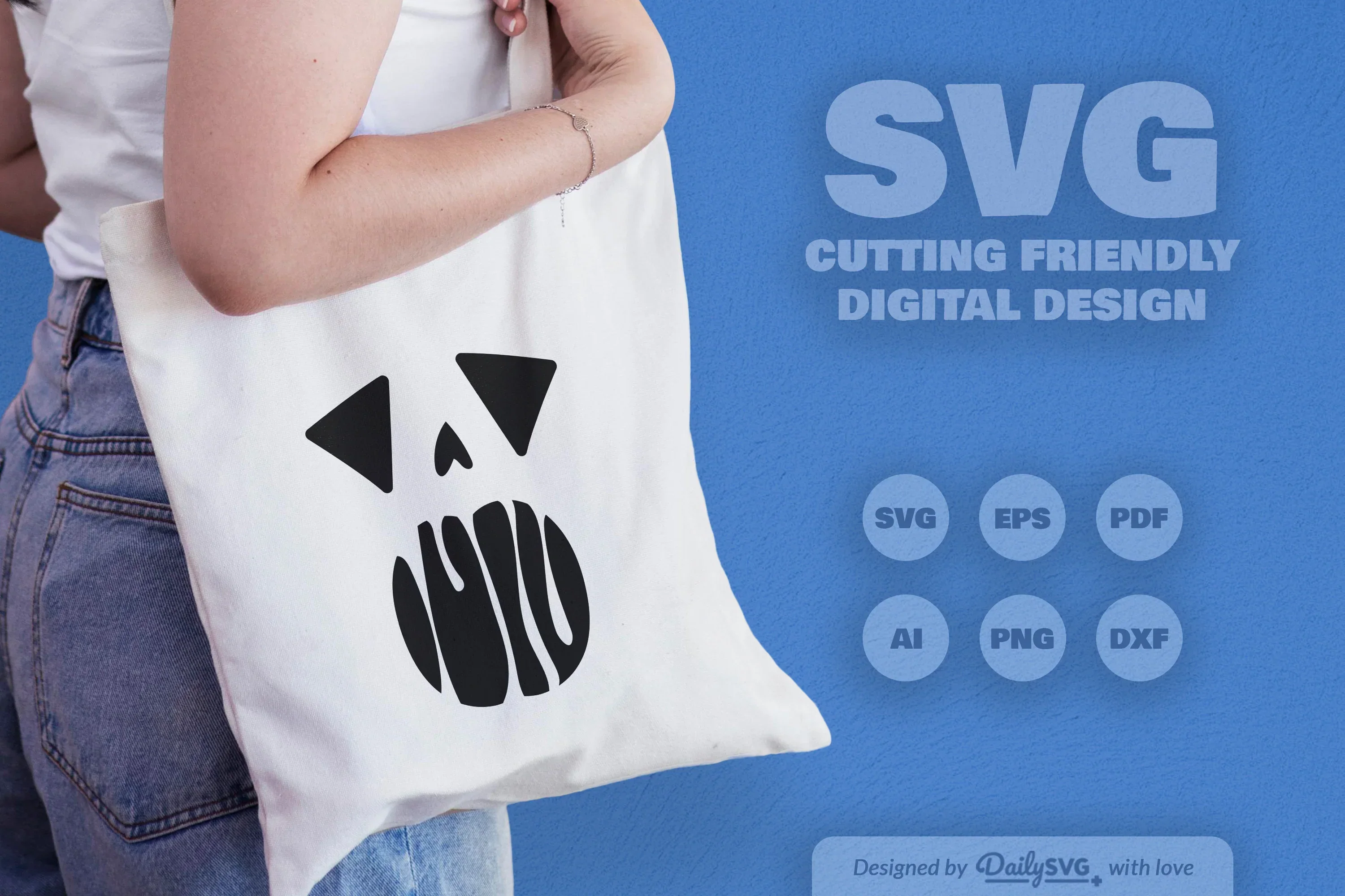 Halloween Pumpkin Face SVG Bundle - Image 4