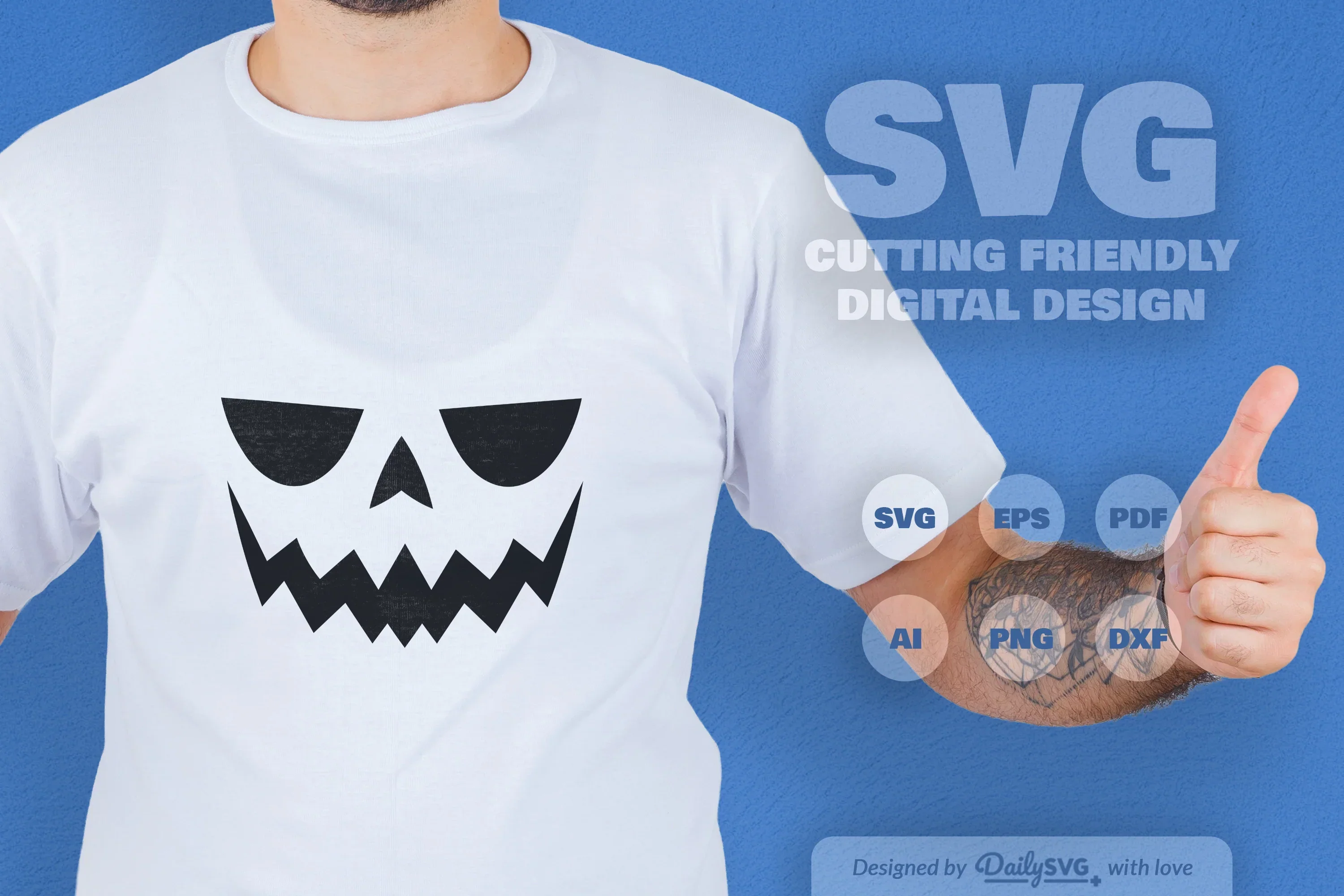 Halloween Pumpkin Face SVG Bundle - Image 3