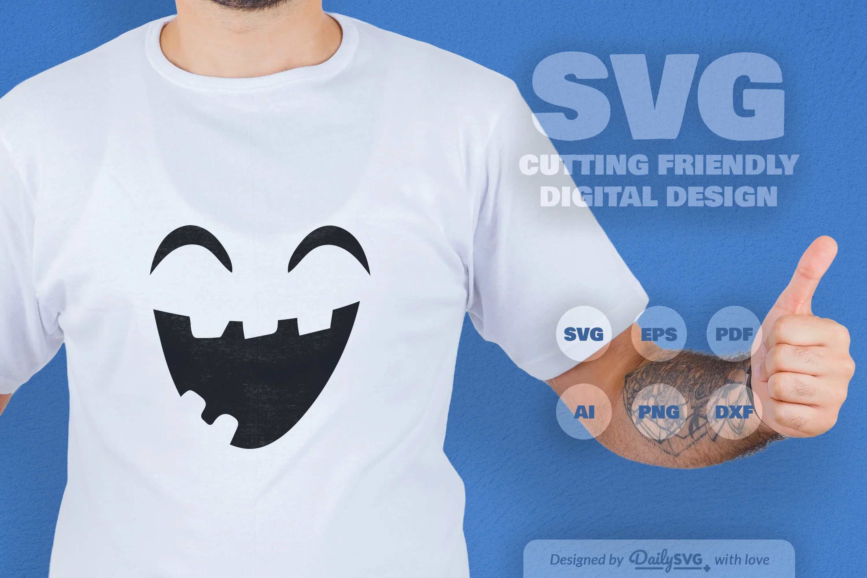 Halloween Pumpkin Face SVG Bundle - Image 3